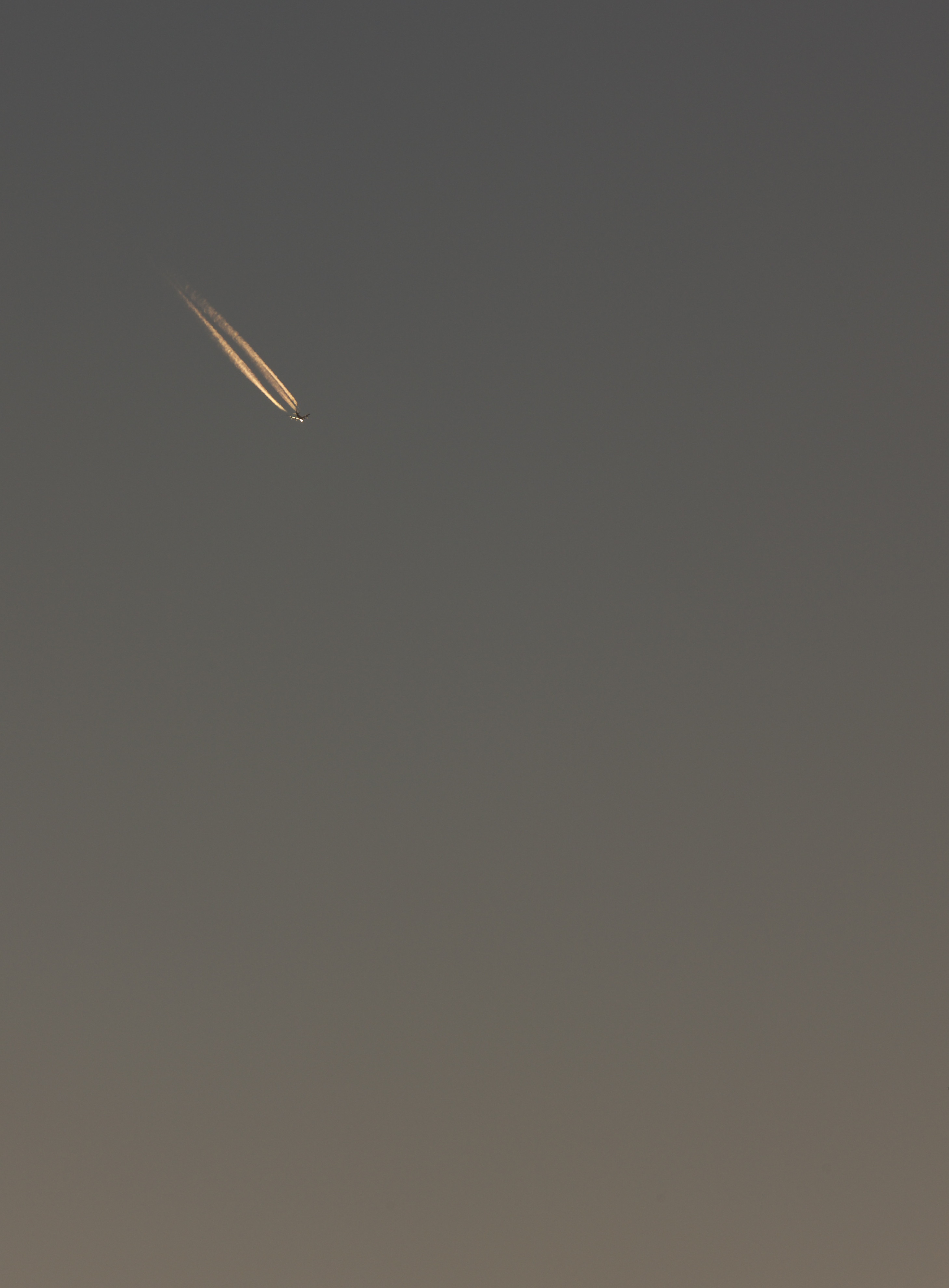 Download mobile wallpaper Sky, Track, Trace, Airplane, Minimalism, Plane for free.