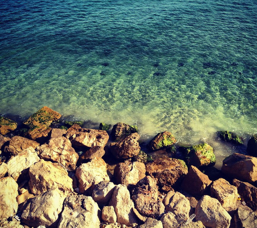 Download mobile wallpaper Stones, Sea, Landscape, Water for free.