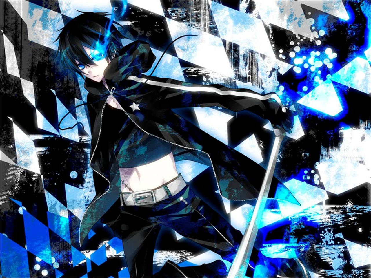 Download mobile wallpaper Anime, Black Rock Shooter for free.