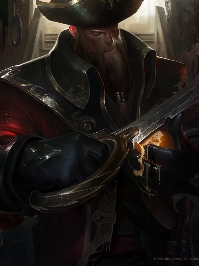 Download mobile wallpaper League Of Legends, Pirate, Video Game, Gangplank (League Of Legends) for free.