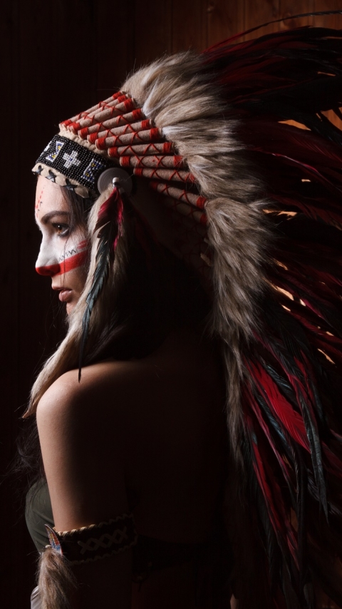 Download mobile wallpaper Women, Native American for free.