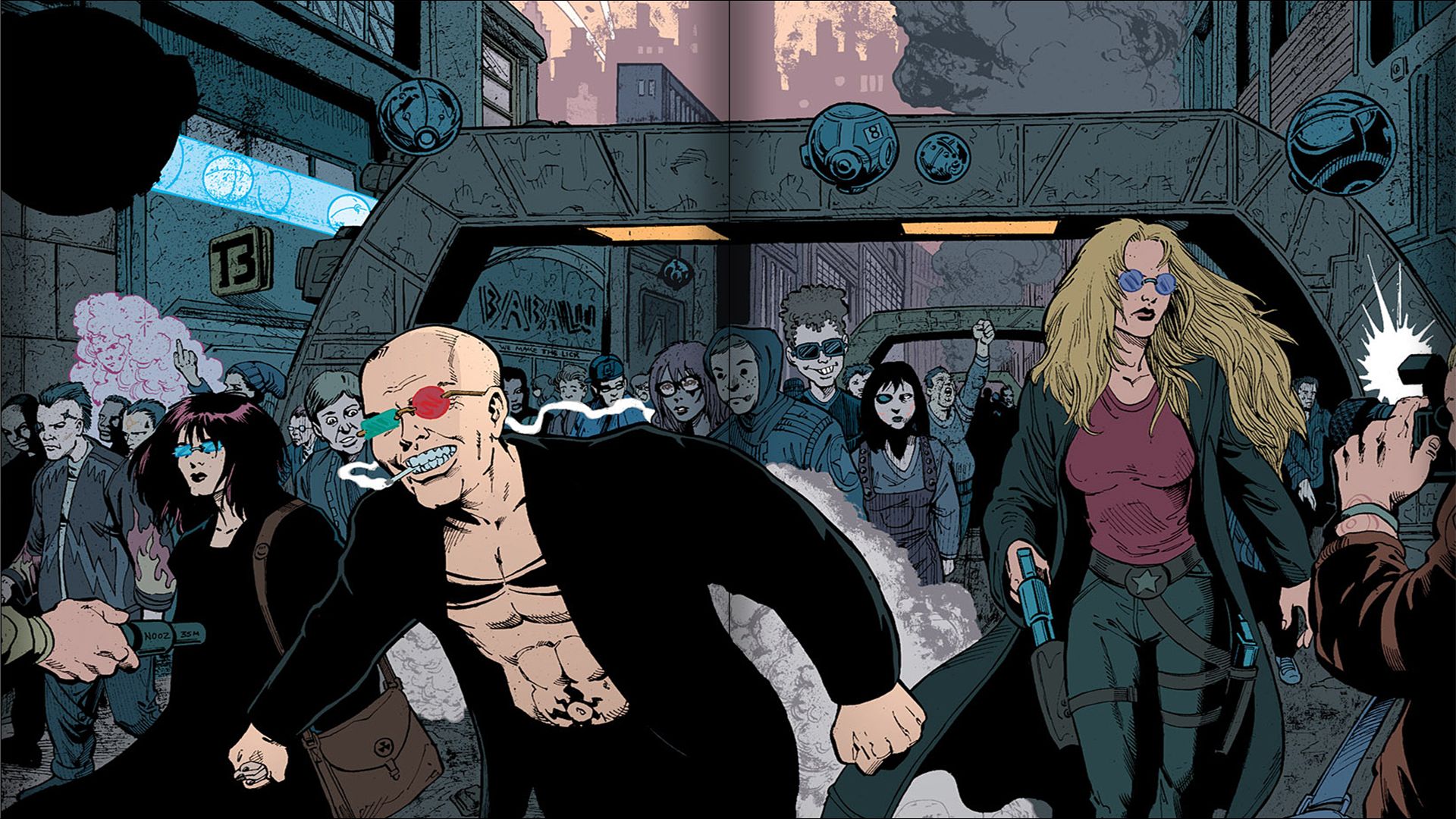 Free download wallpaper Transmetropolitan, Comics on your PC desktop