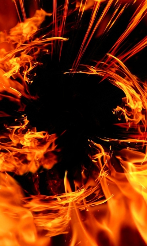 Download mobile wallpaper Abstract, Fire, Cool for free.