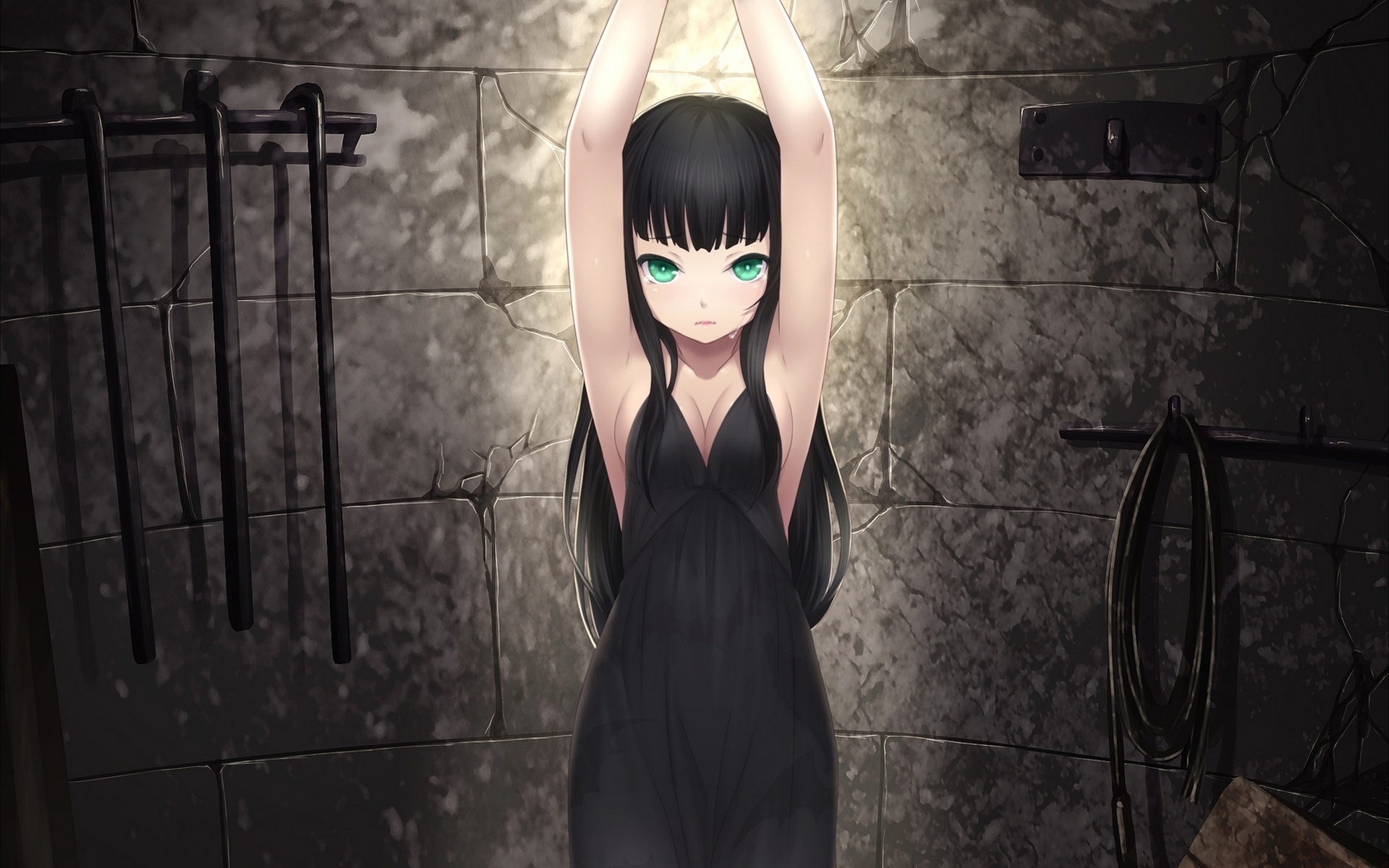 Free download wallpaper Anime, Original, Black Hair on your PC desktop