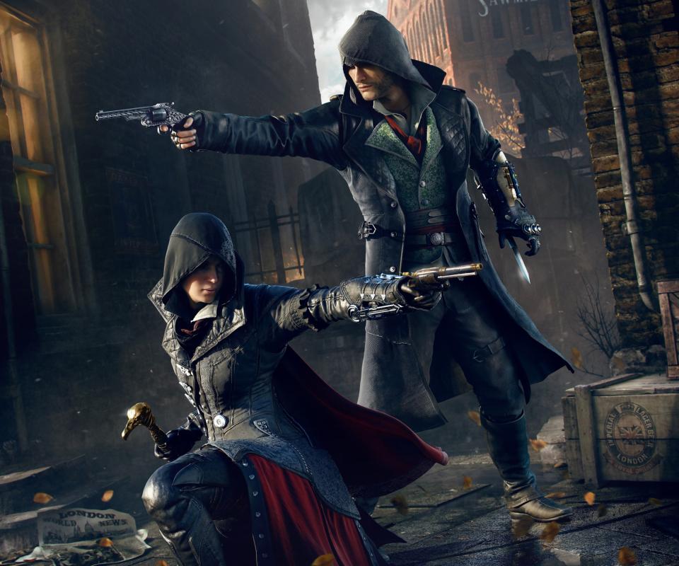 Download mobile wallpaper Assassin's Creed, Video Game, Assassin's Creed: Syndicate, Jacob Frye, Evie Frye for free.