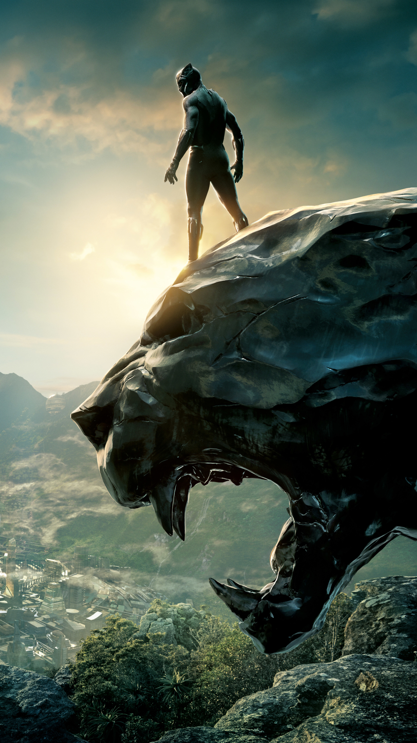 Handy-Wallpaper Filme, Black Panther kostenlos herunterladen.