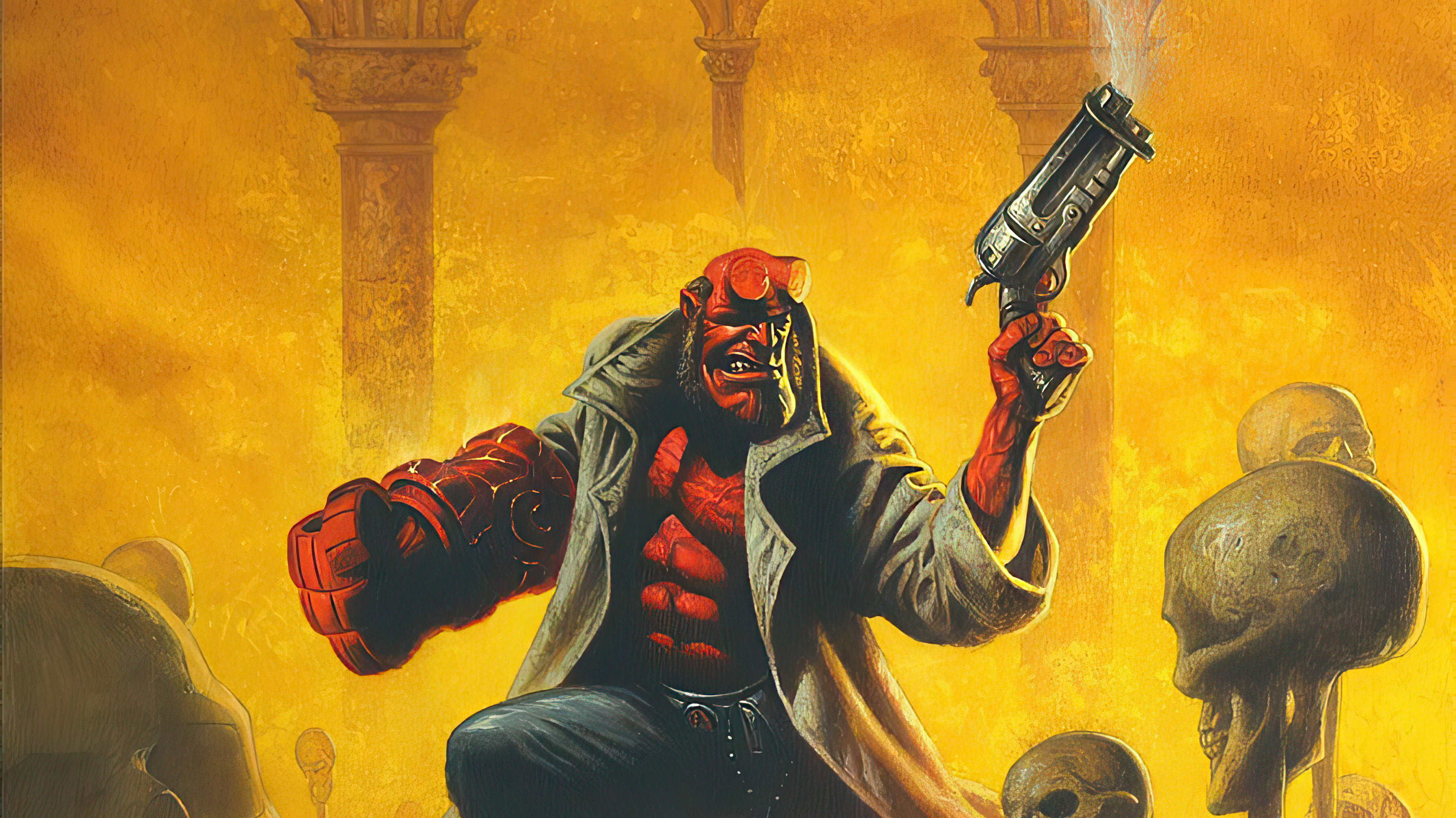 Handy-Wallpaper Comics, Hellboy Call Of Darkness, Dark Horse Comics kostenlos herunterladen.