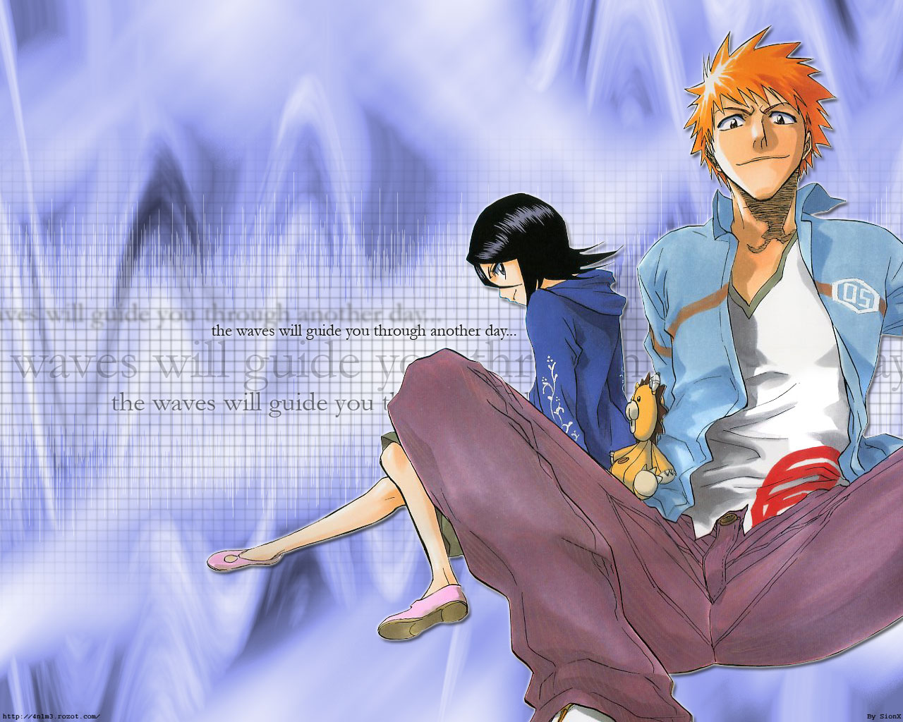 Free download wallpaper Anime, Bleach, Rukia Kuchiki, Ichigo Kurosaki, Kon (Bleach) on your PC desktop