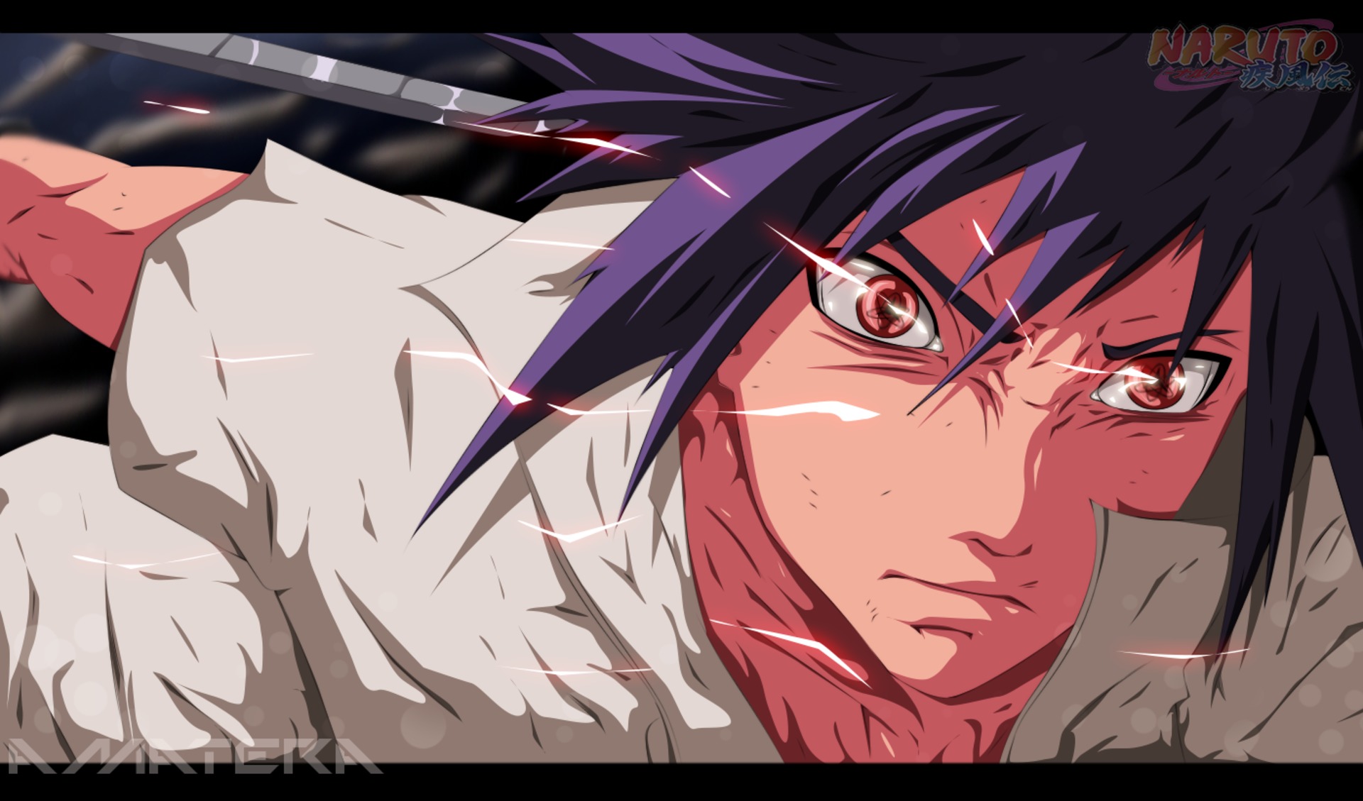 Download mobile wallpaper Anime, Naruto, Sasuke Uchiha, Sharingan (Naruto), Mangekyō Sharingan for free.