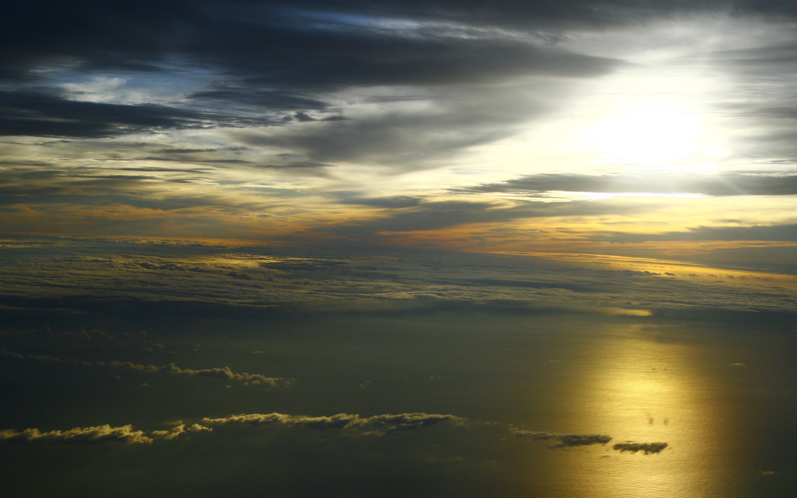 earth, sky, aerial, airplane, australia, cloud, commercial, ocean, sunset