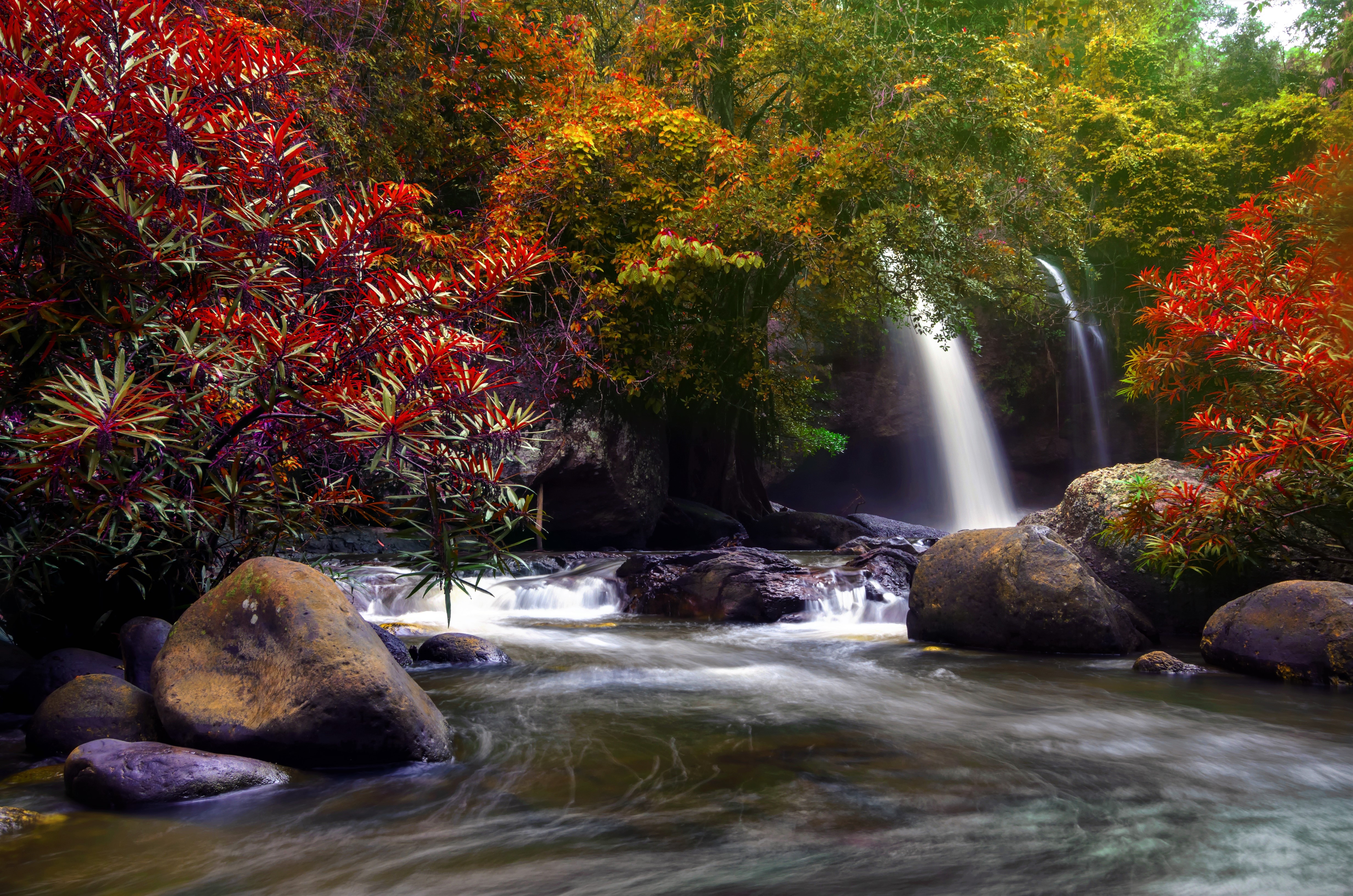 Handy-Wallpaper Herbst, Wasserfälle, Wasserfall, Erde/natur kostenlos herunterladen.