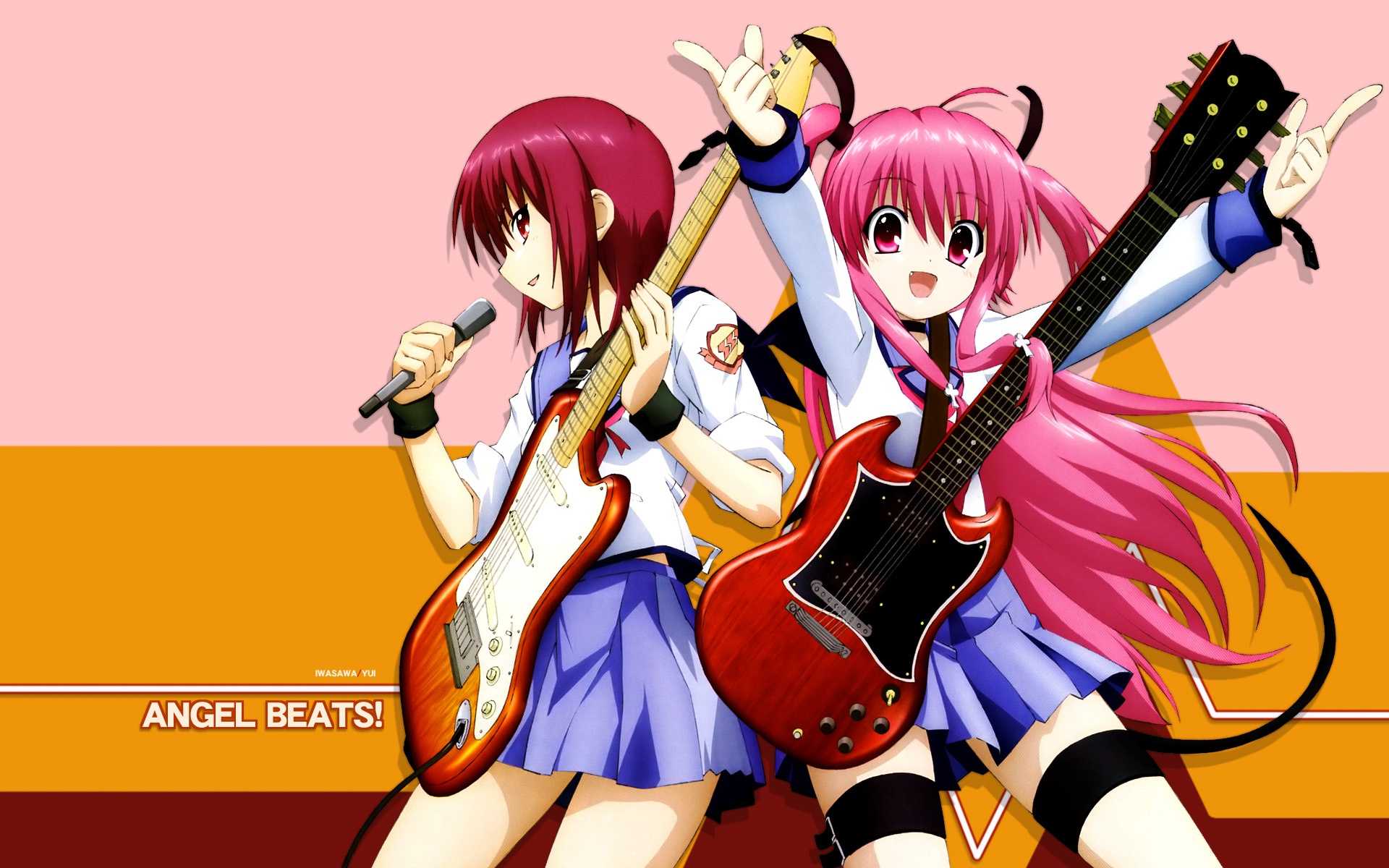 Laden Sie das Animes, Yui (Engel Schlägt!), Angel Beats!, Masami Iwasawa-Bild kostenlos auf Ihren PC-Desktop herunter