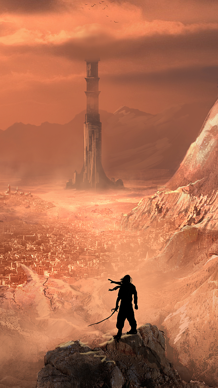 Download mobile wallpaper Dessert, Prince Of Persia, City, Warrior, Valley, Video Game for free.