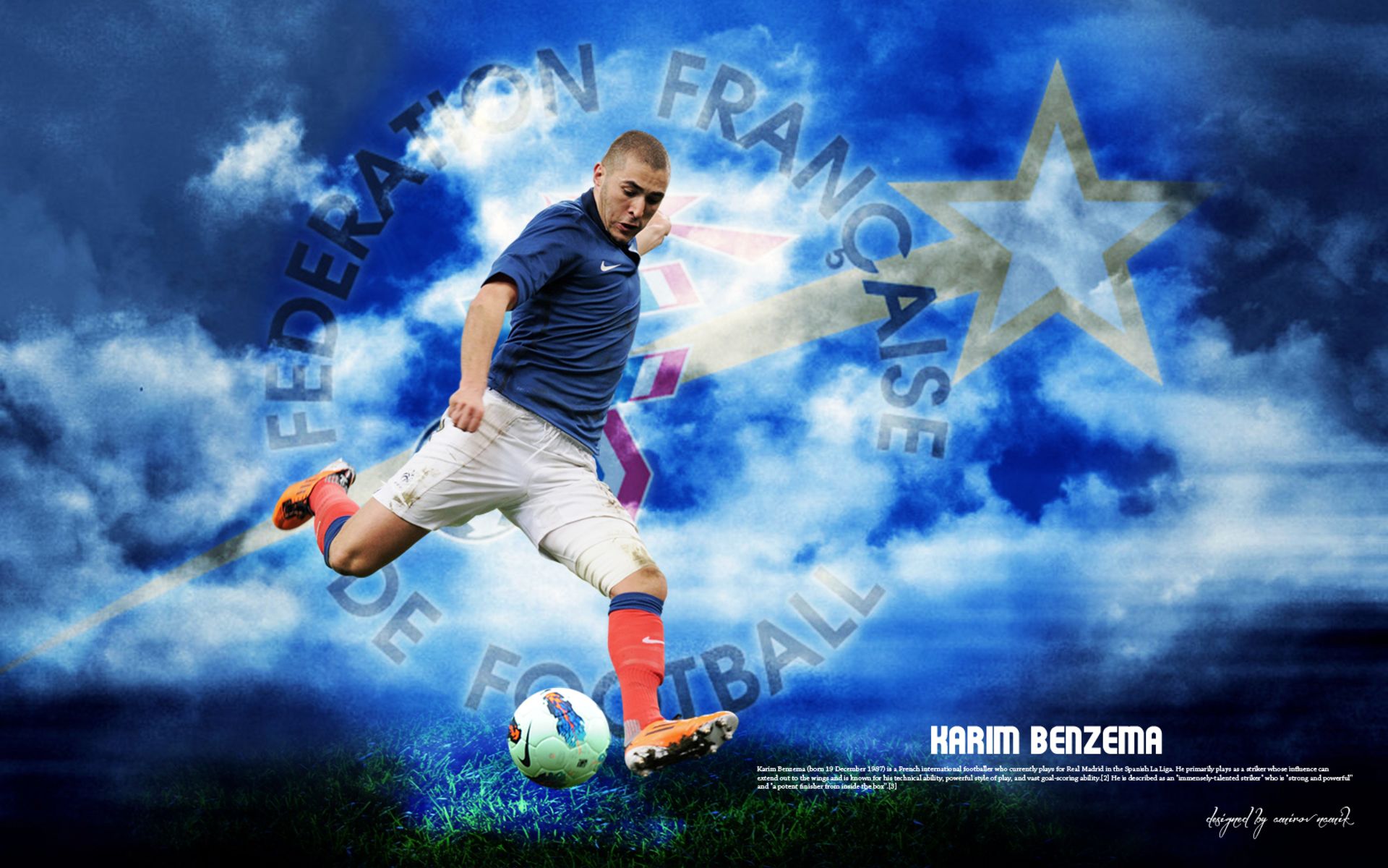 Handy-Wallpaper Sport, Fußball, Karim Benzema, Frankreichs Fußballnationalmannschaft kostenlos herunterladen.