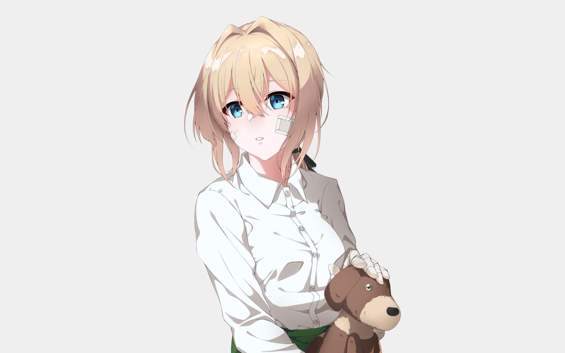 Download mobile wallpaper Anime, Blonde, Blue Eyes, Violet Evergarden (Character), Violet Evergarden for free.