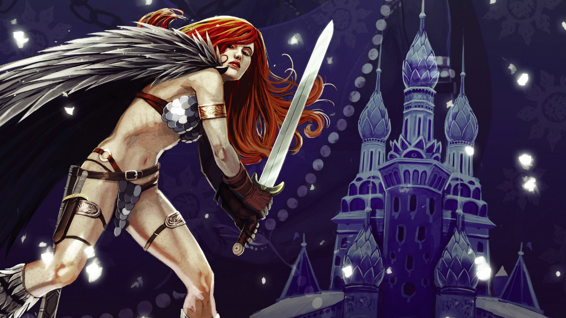 Handy-Wallpaper Comics, Red Sonja kostenlos herunterladen.