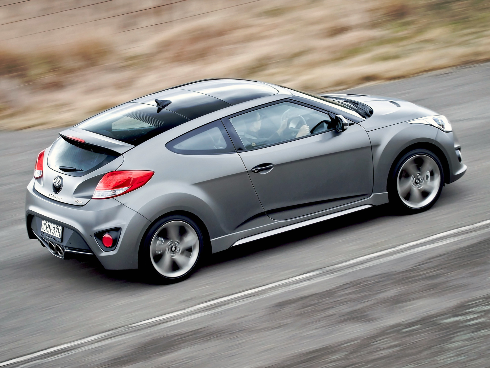 hyundai, cars, side view, silver, silvery, turbo, veloster