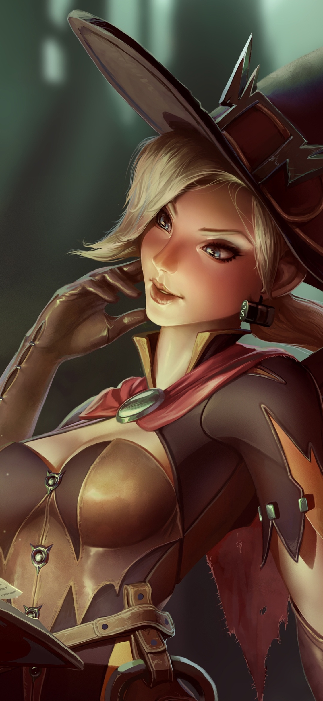 Handy-Wallpaper Magie, Blond, Blaue Augen, Magisch, Blondinen, Hexe, Overwatch, Computerspiele, Hexen Hut, Barmherzigkeit (Overwatch) kostenlos herunterladen.