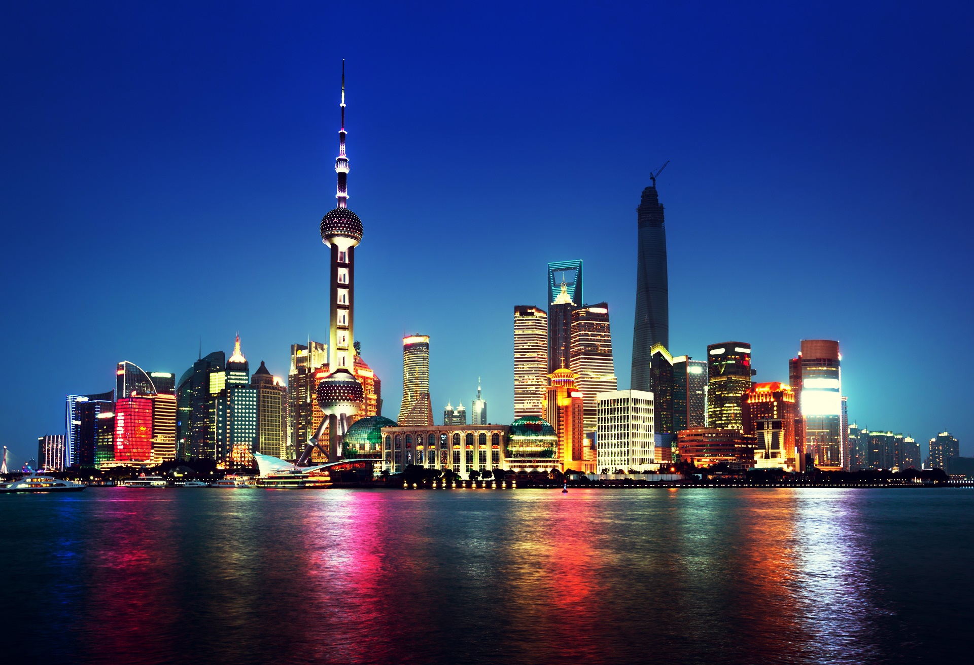 Завантажити шпалери безкоштовно Міста, Шанхай, Створено Людиною, Вежа «Східна Перлина» картинка на робочий стіл ПК
