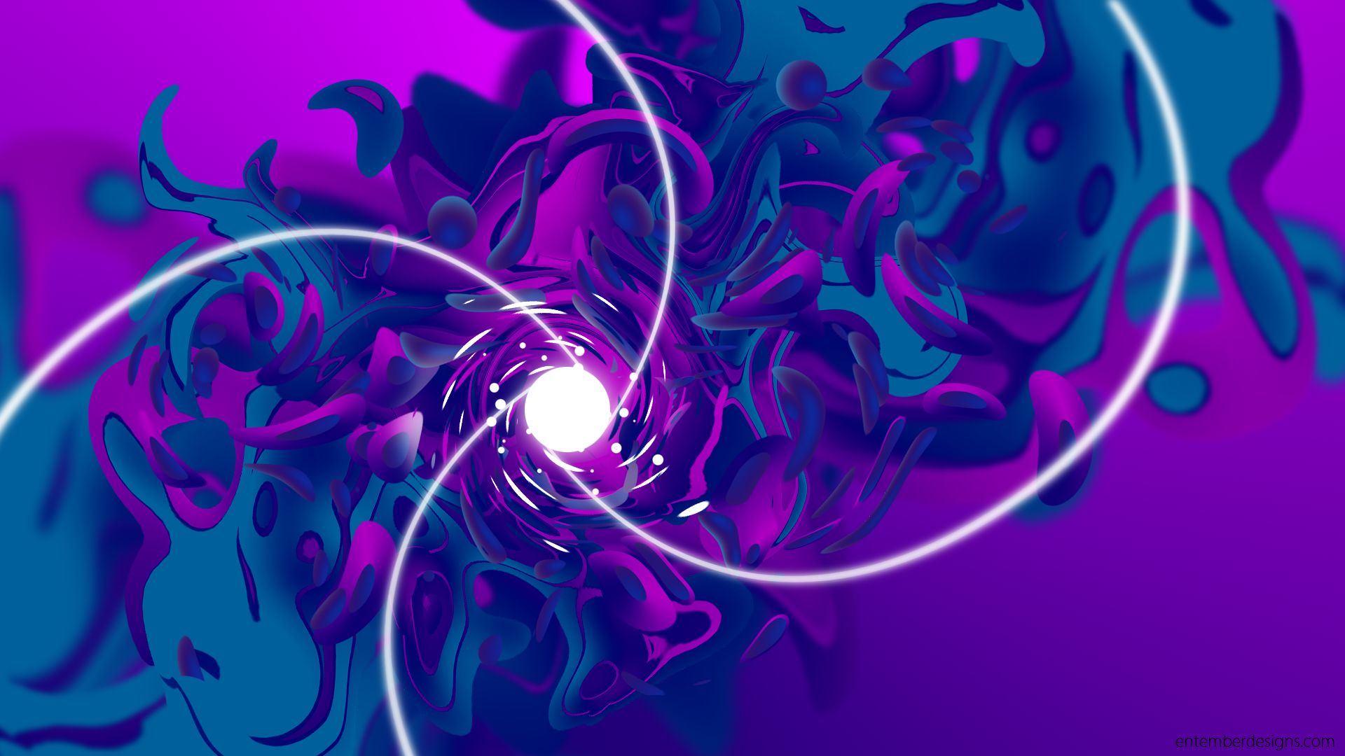 Download mobile wallpaper Abstract, Purple, Shapes for free.