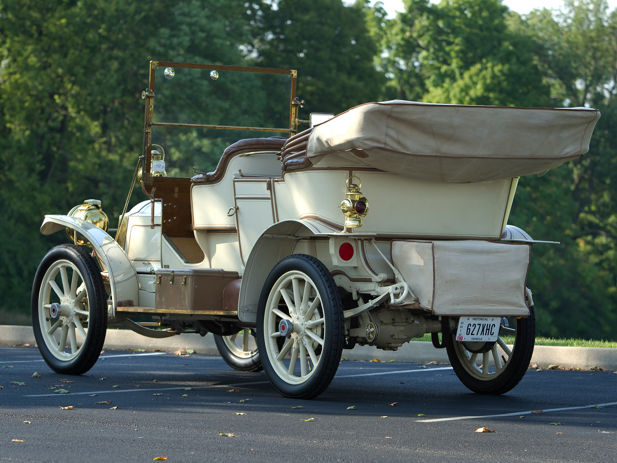 Laden Sie 1909 Packard Modell 18 Touring HD-Desktop-Hintergründe herunter