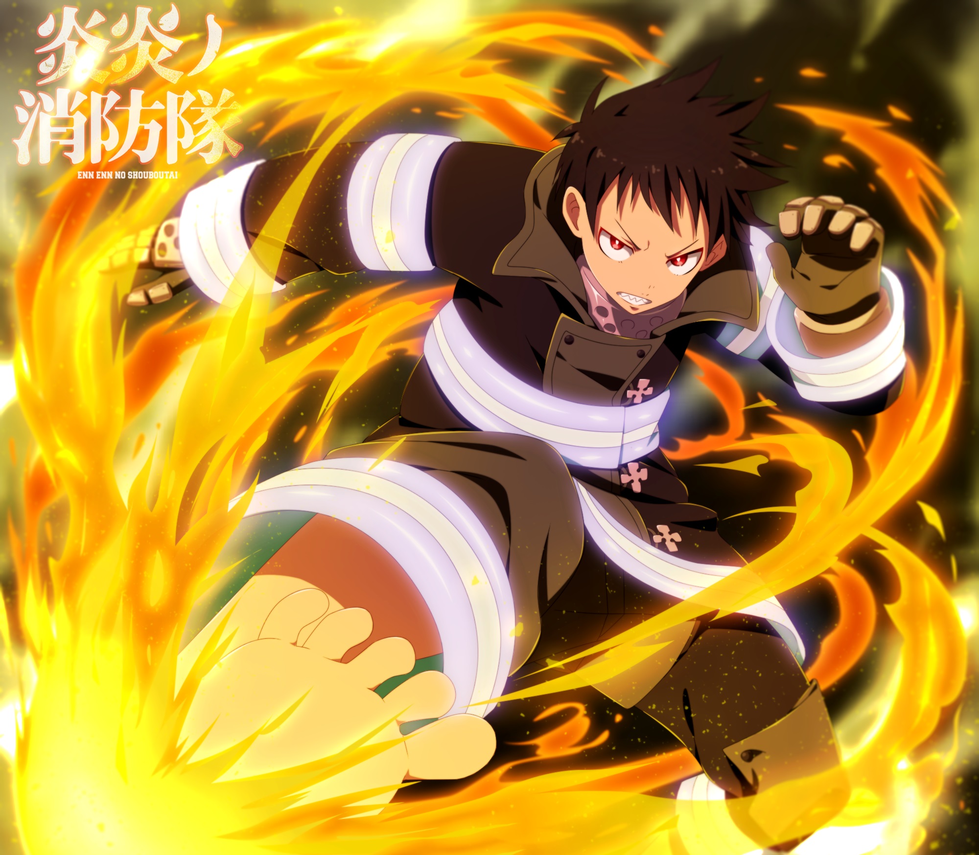 971762 Hintergrundbild herunterladen animes, fire force, shinra kusakabe - Bildschirmschoner und Bilder kostenlos