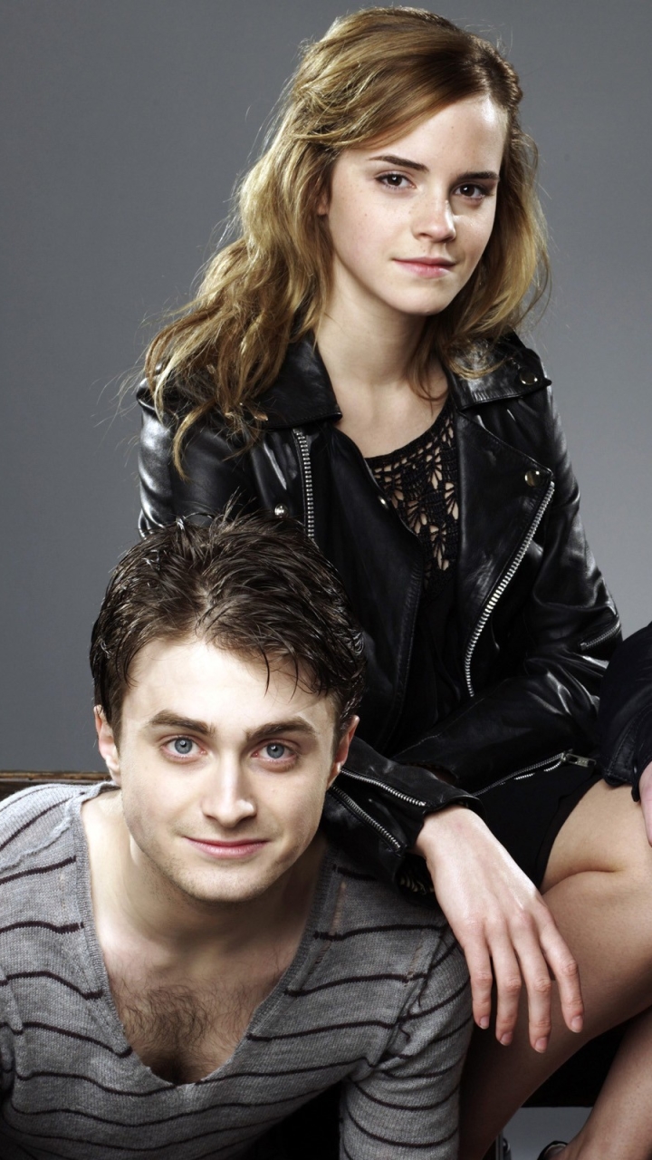 Téléchargez des papiers peints mobile Emma Watson, Daniel Radcliffe, Célébrités, Actrice, Acteur gratuitement.