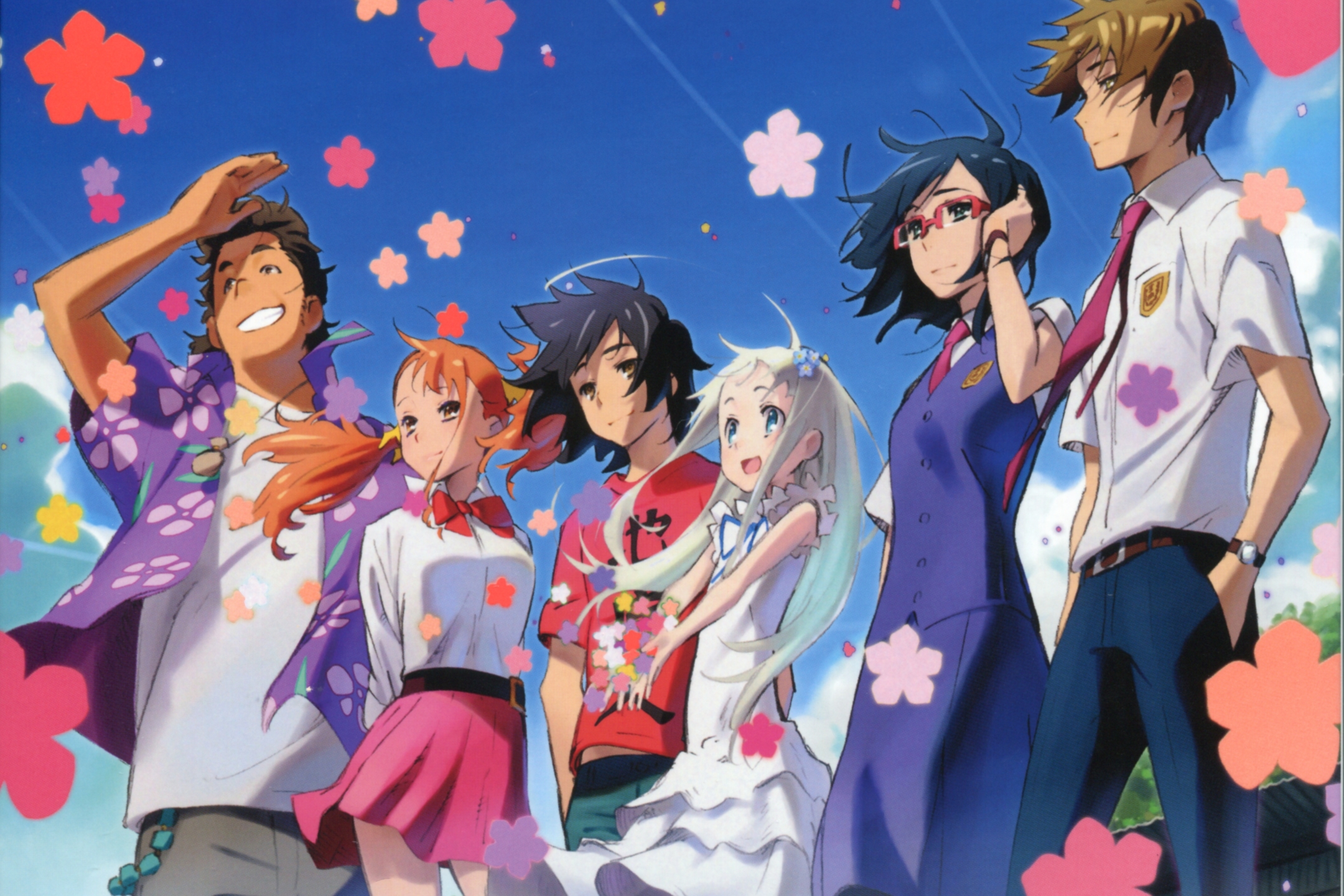 Handy-Wallpaper Animes, Anohana kostenlos herunterladen.