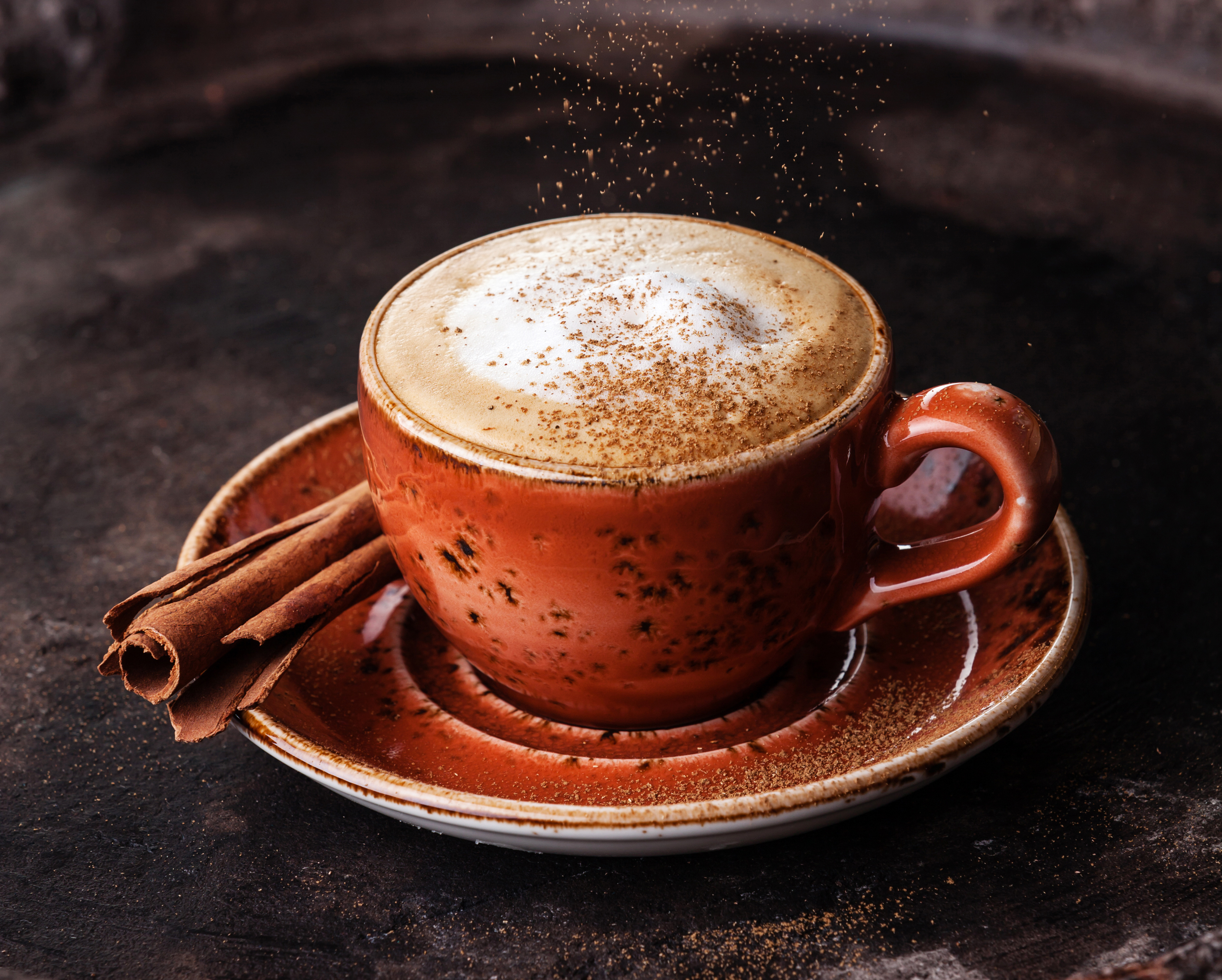 Download mobile wallpaper Food, Coffee, Cinnamon, Cup for free.