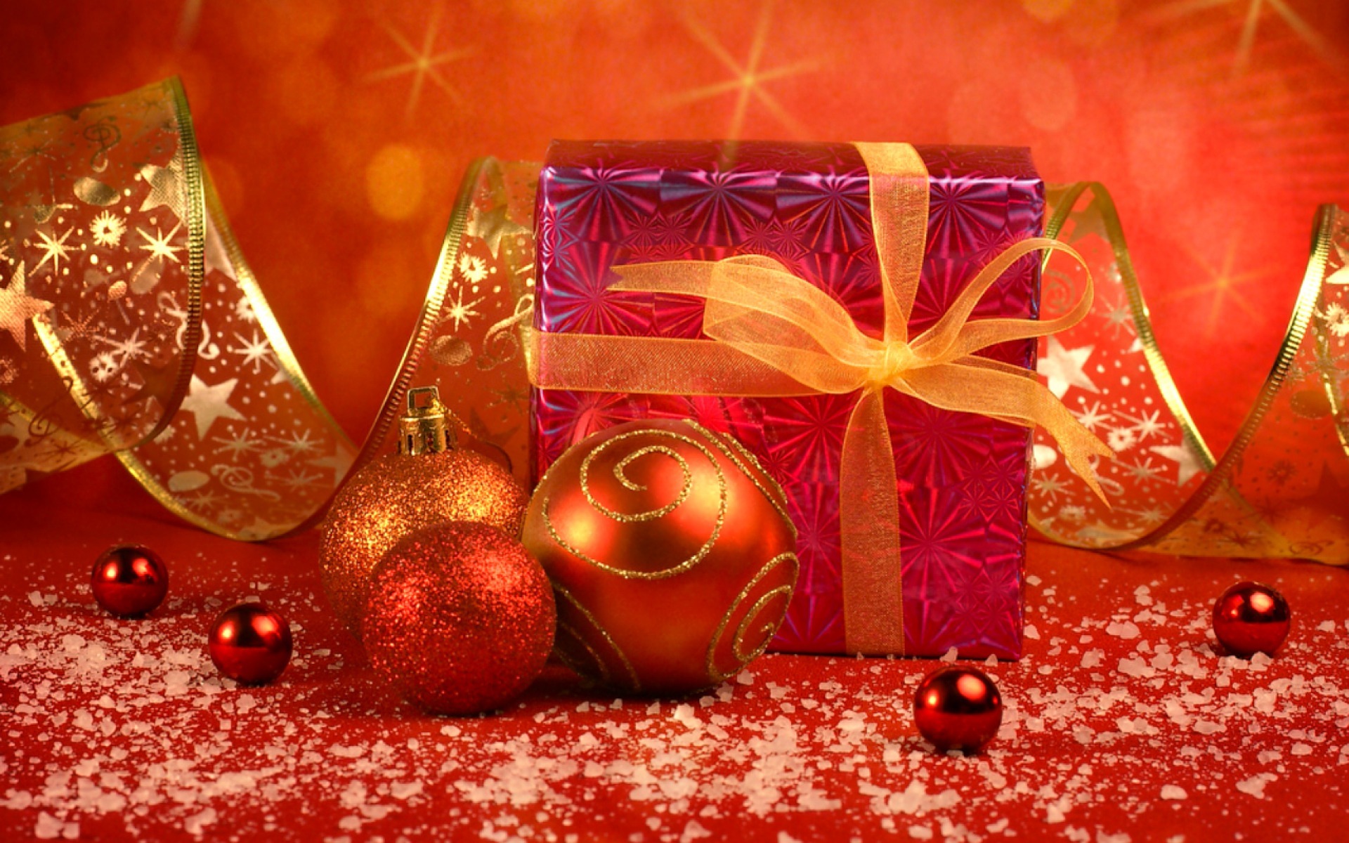 Baixar papel de parede para celular de Natal, Presente, Fita, Enfeites De Natal, Feriados gratuito.