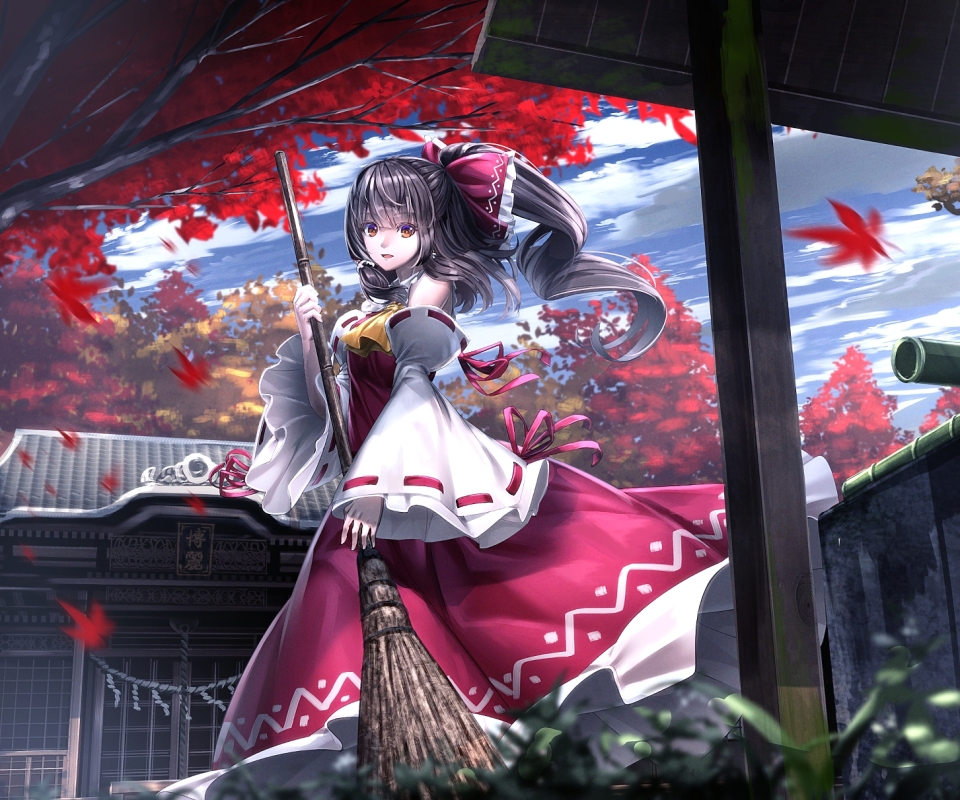 Téléchargez gratuitement l'image Animé, Touhou, Reimu Hakurei sur le bureau de votre PC