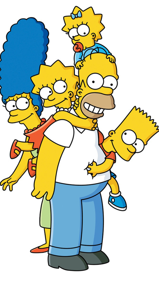 Скачать картинку Телешоу, Барт Симпсон, Лиза Симпсон, Симпсоны, Гомер Симпсон, Мэгги Симпсон, Мардж Симпсон в телефон бесплатно.