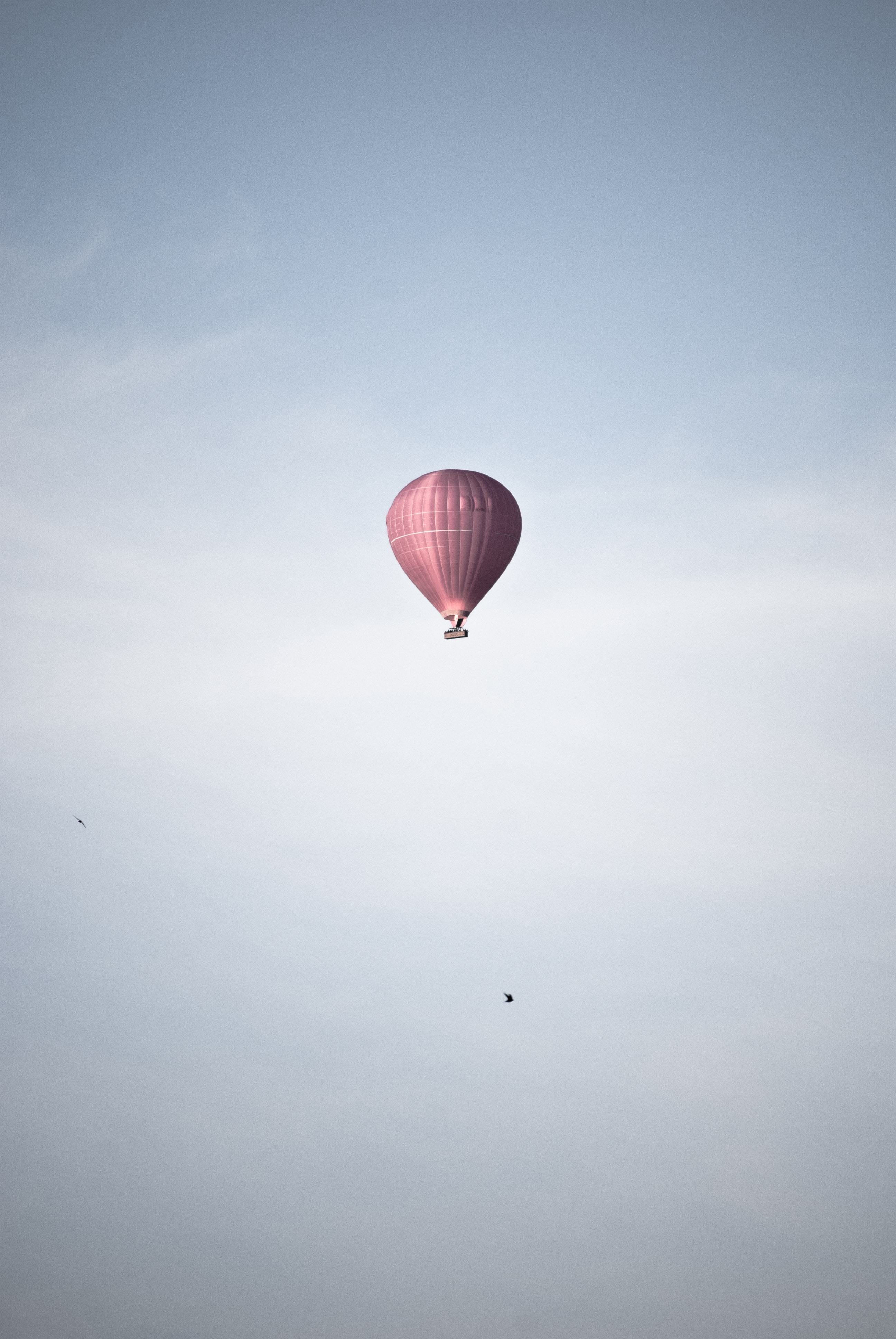 Download mobile wallpaper Sky, Balloon, Minimalism for free.