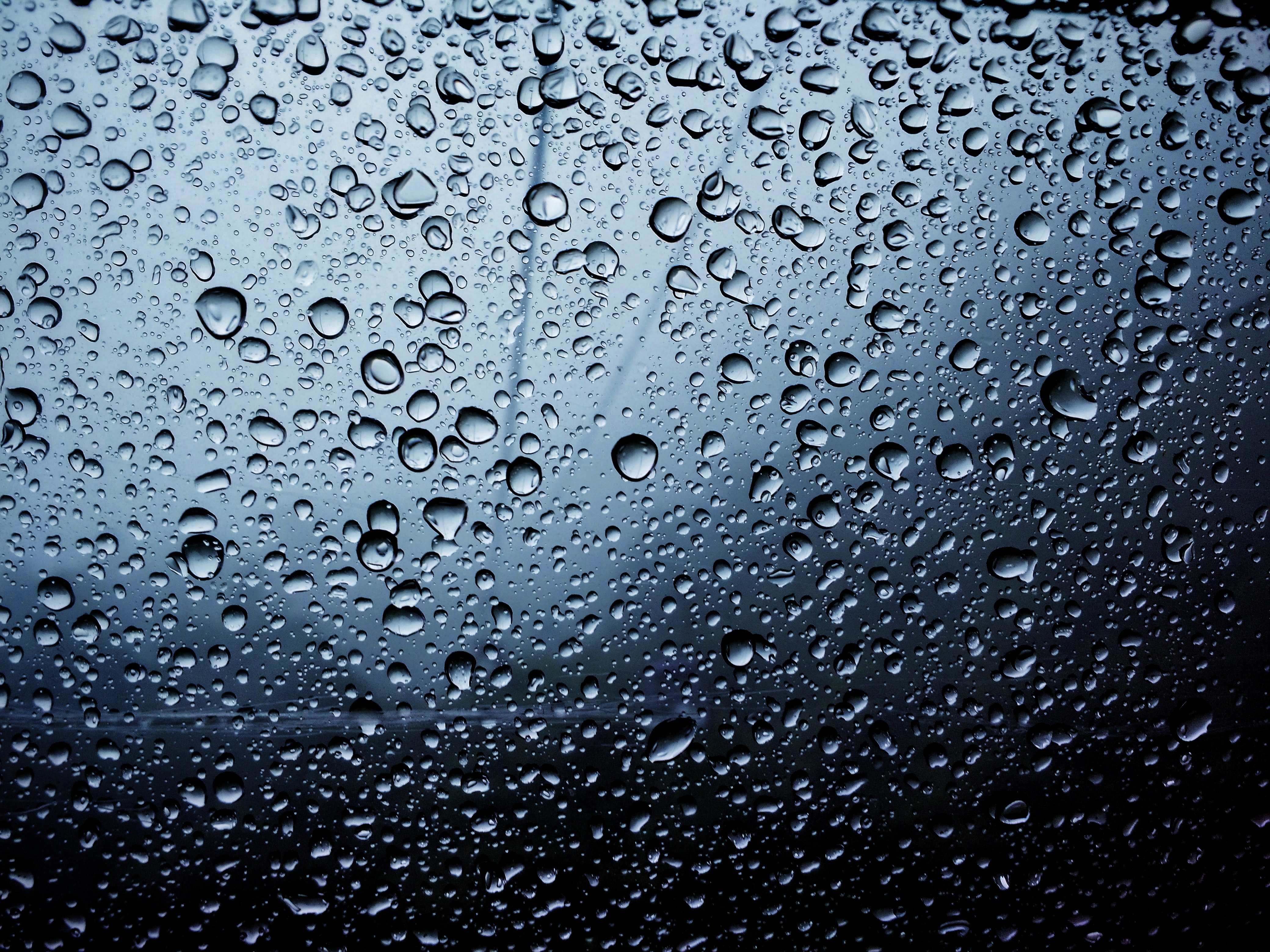 Download mobile wallpaper Smooth, Glass, Macro, Water, Drops, Blur for free.