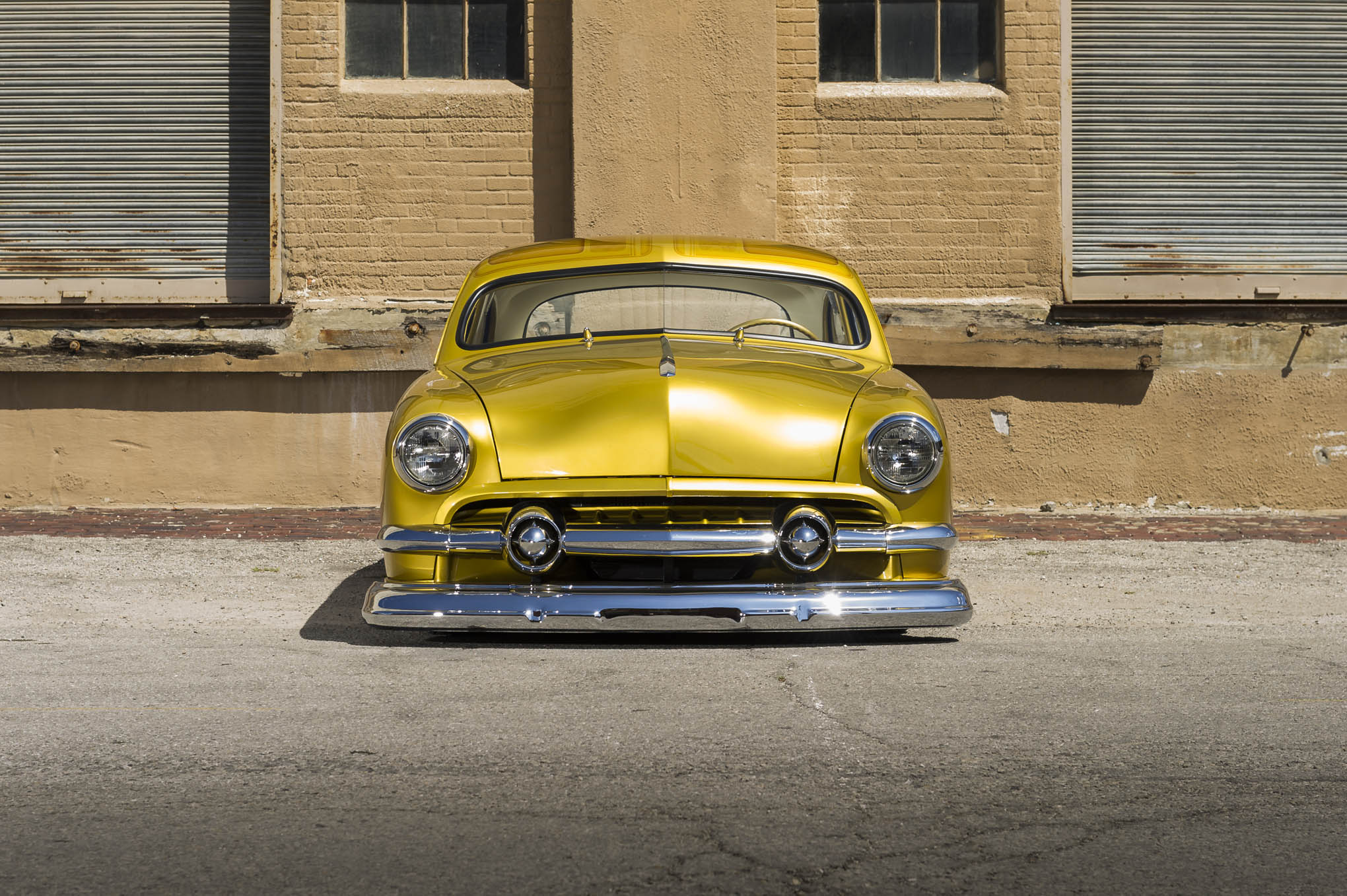 Download mobile wallpaper Lowrider, Vehicles, Hot Rod, 1951 Ford Custom, Ford Custom for free.