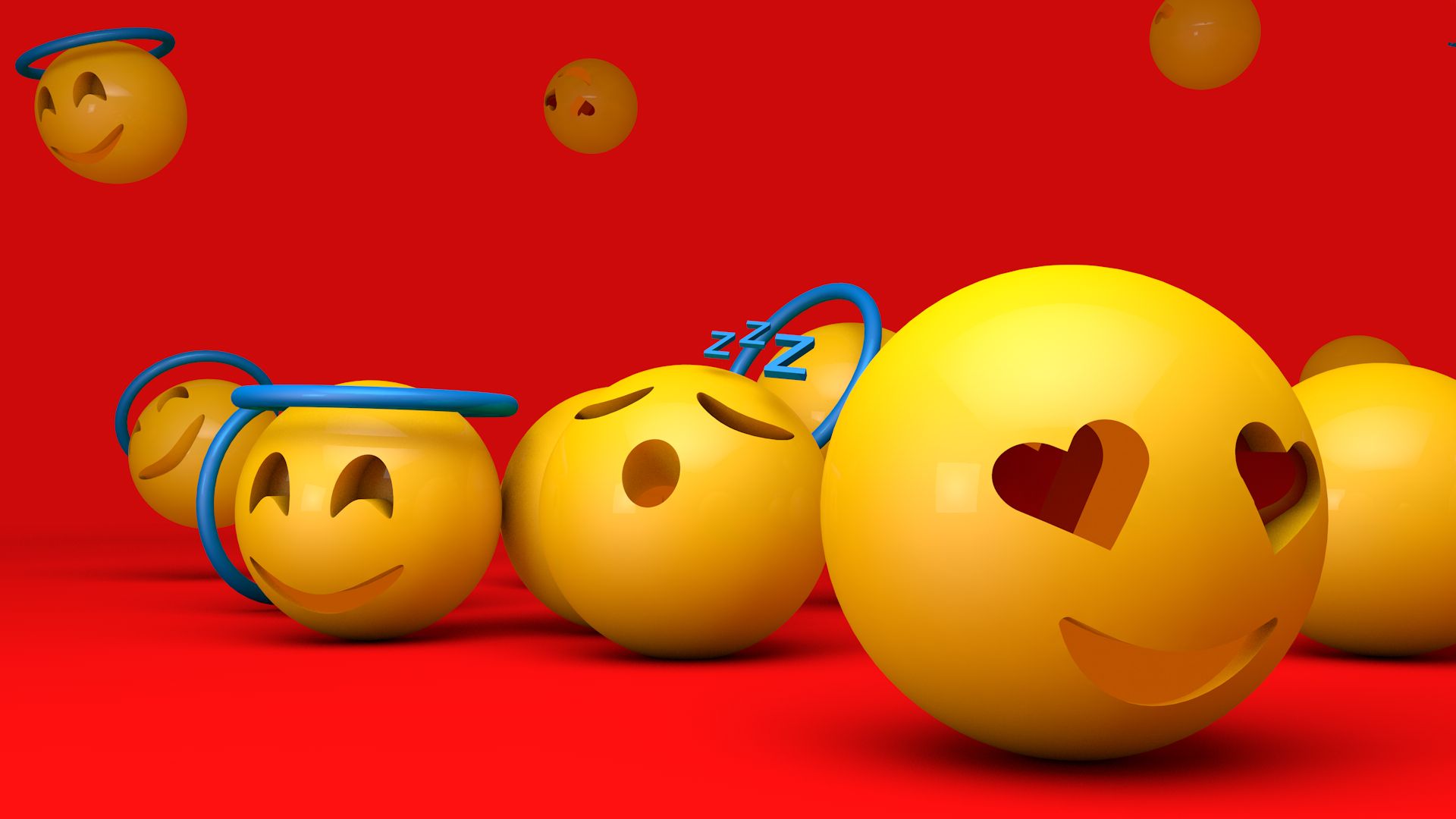 Download mobile wallpaper 3D, Smiley, Humor for free.