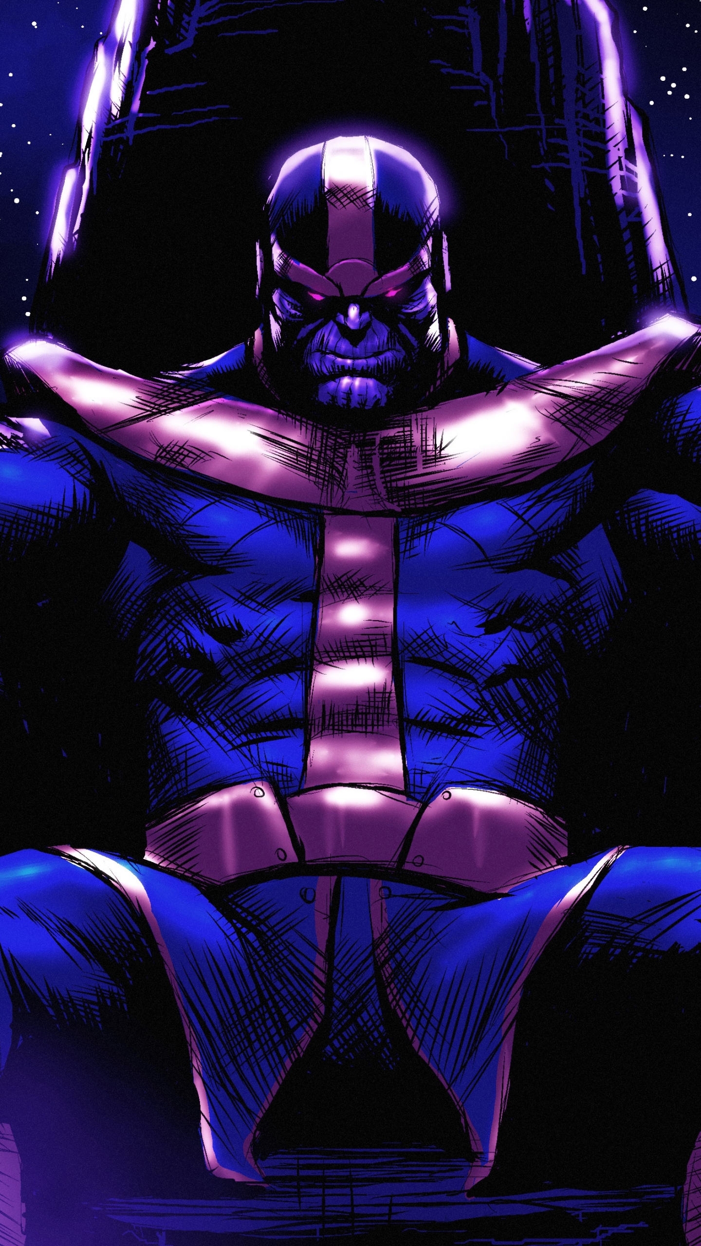 Descarga gratuita de fondo de pantalla para móvil de Historietas, Thanos, Guantelete Infinito.