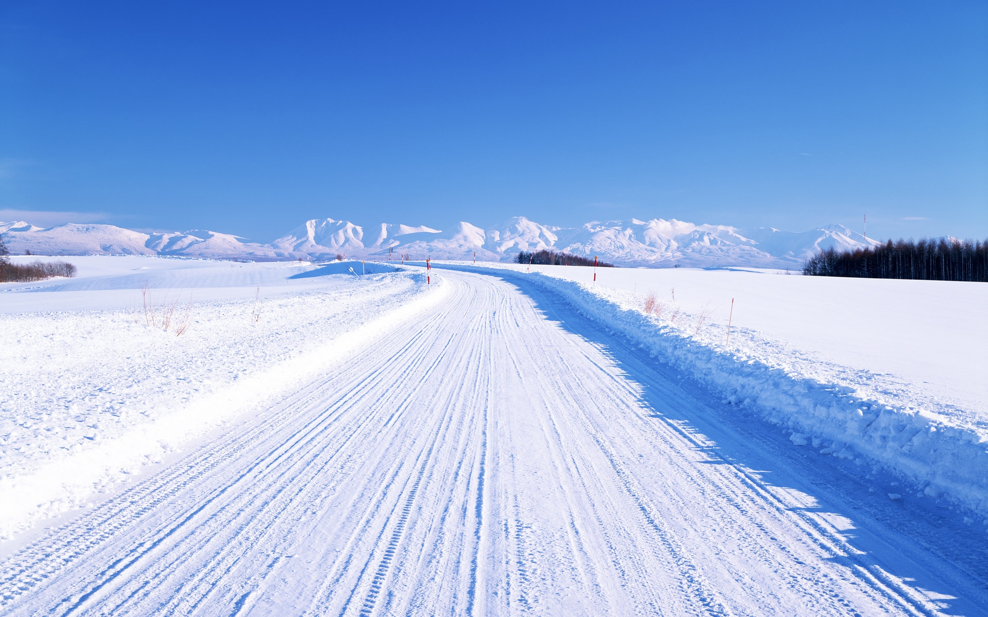 Free download wallpaper Landscape, Winter, Roads on your PC desktop