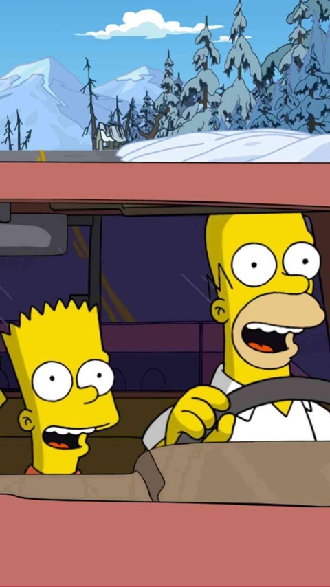 Descarga gratuita de fondo de pantalla para móvil de Series De Televisión, Bart Simpson, Lisa Simpson, Los Simpsons, Homero Simpson, Maggie Simpson, Marge Simpson.