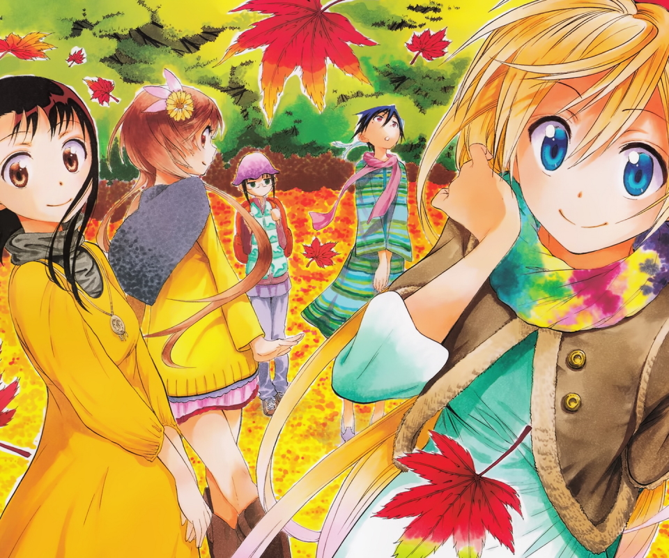 Download mobile wallpaper Anime, Chitoge Kirisaki, Kosaki Onodera, Marika Tachibana, Ruri Miyamoto, Seishirou Tsugumi, Nisekoi for free.