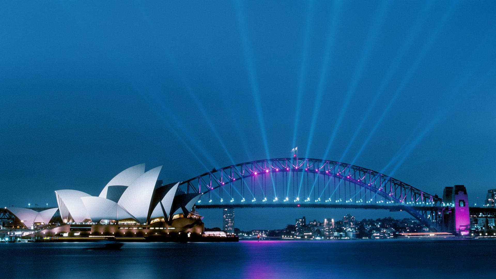 australia, sydney harbour bridge, sydney, man made, sydney opera house, cities