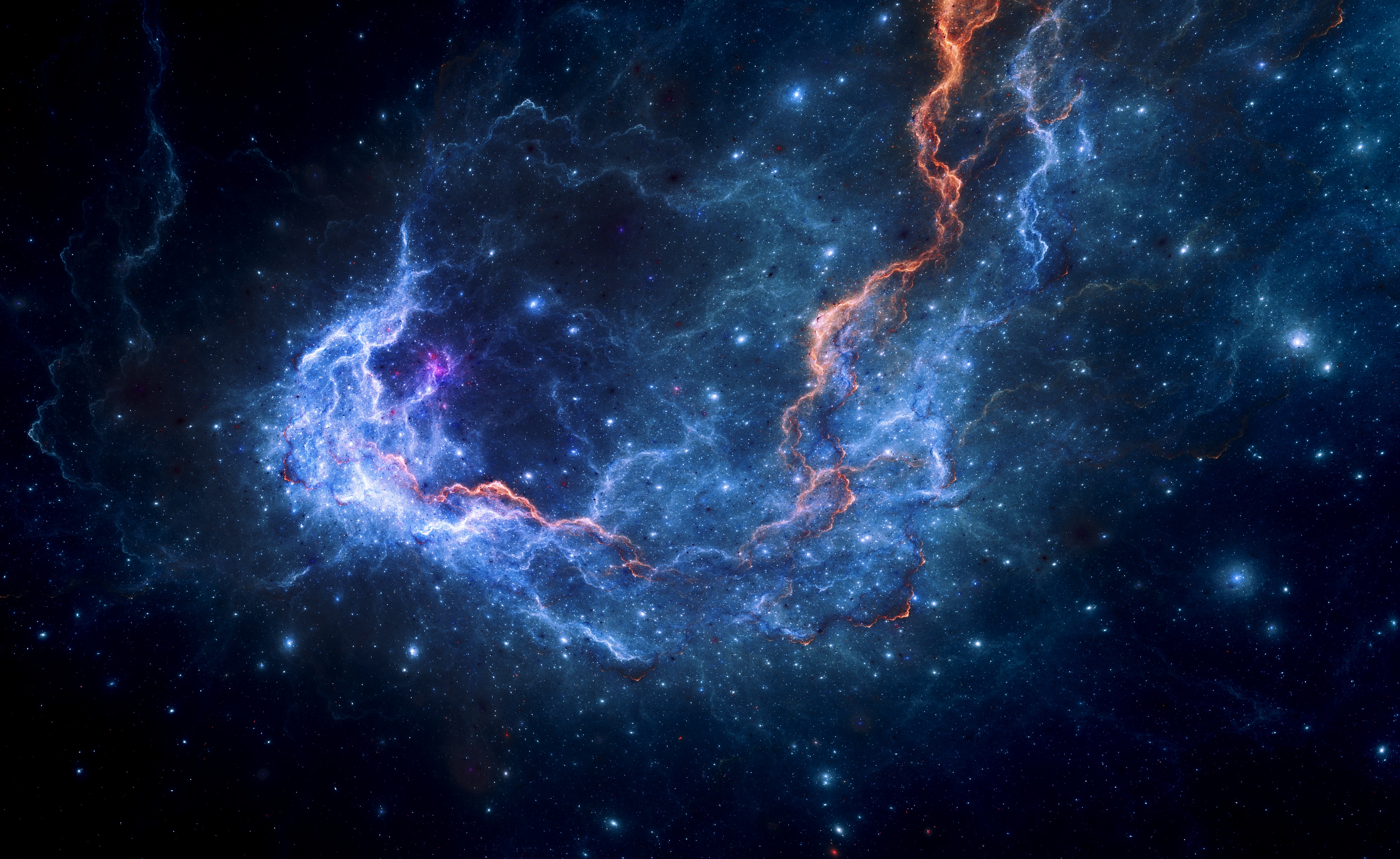 nebula, energy, glow, abstract, fractal, glare Full HD