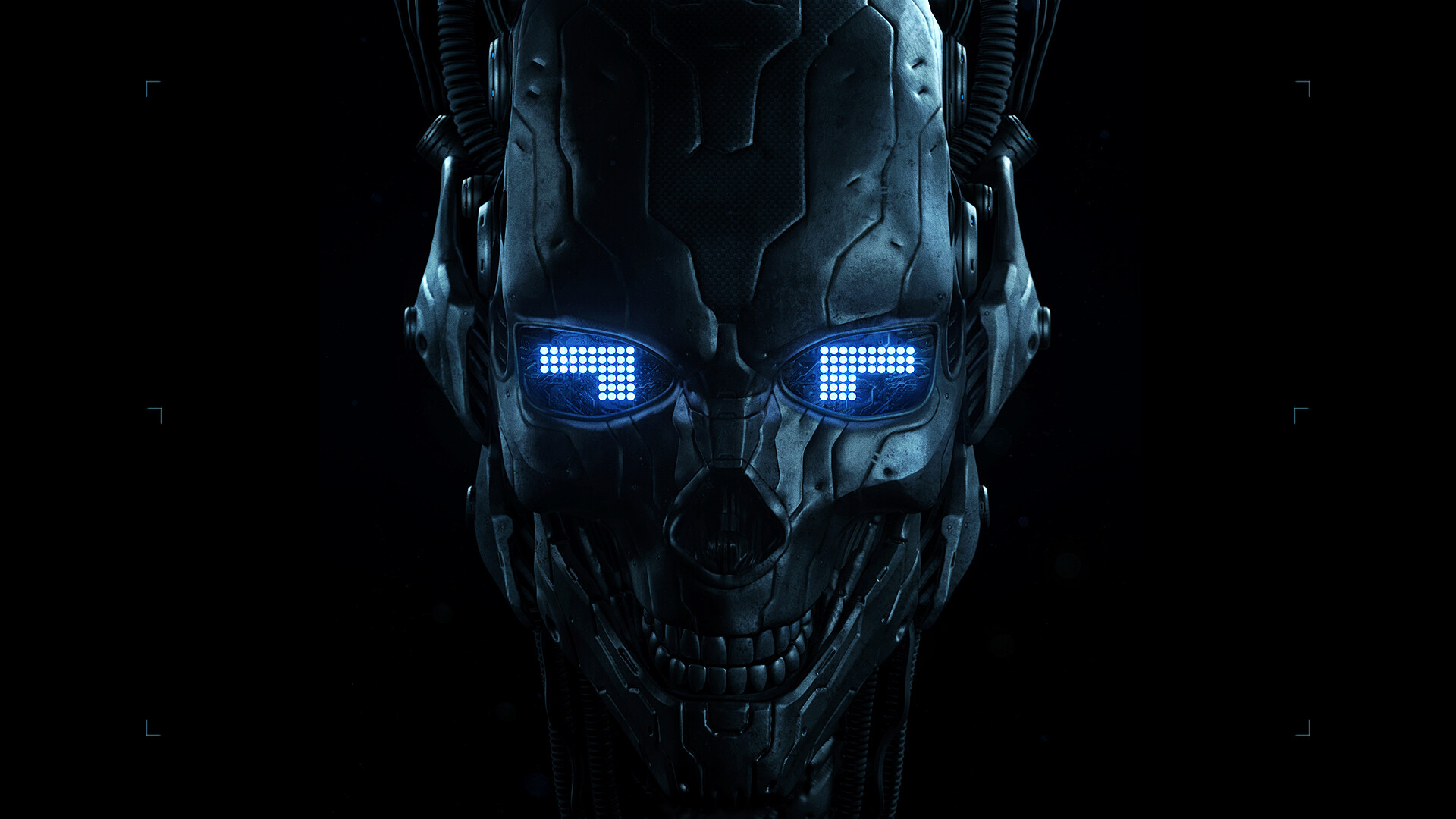 PCデスクトップにロボット, Sf, 頭蓋骨画像を無料でダウンロード