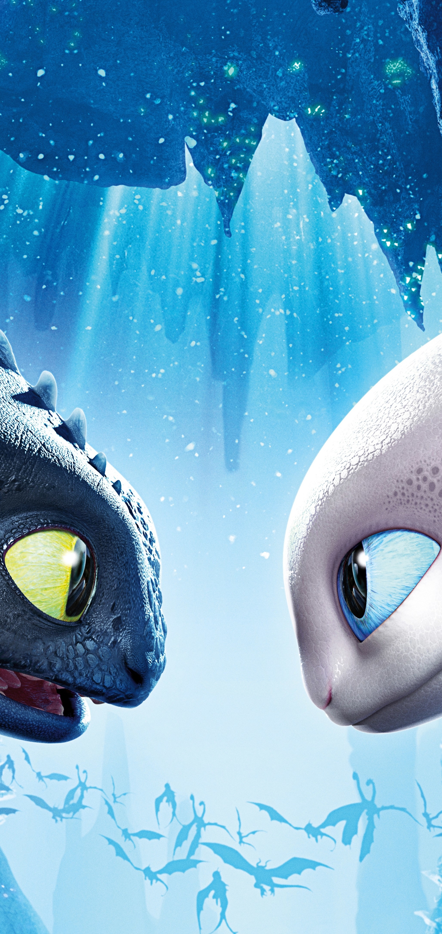 Download mobile wallpaper Movie, Toothless (How To Train Your Dragon), How To Train Your Dragon, How To Train Your Dragon: The Hidden World, White Night Fury for free.