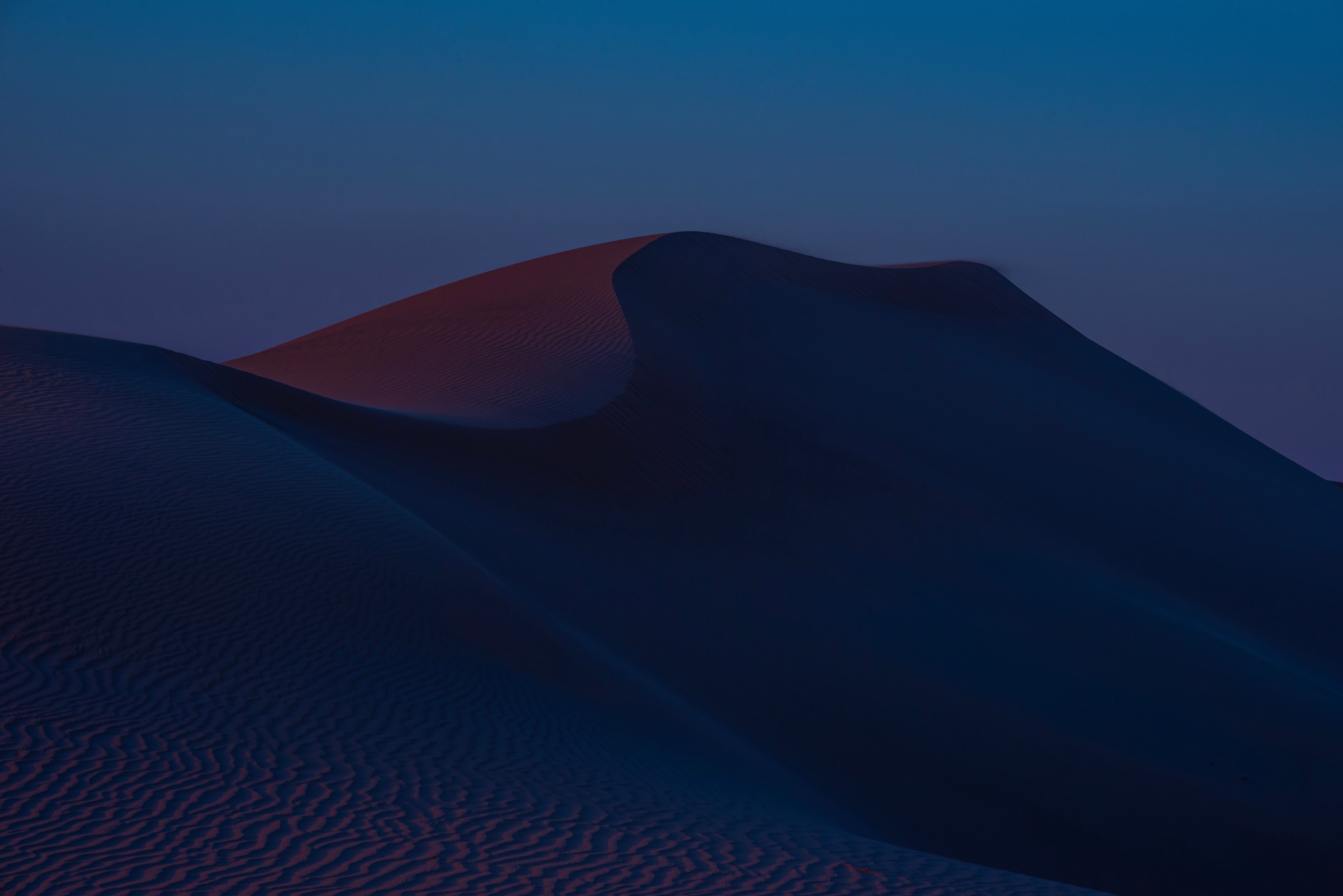 dunes, links, desert, nature, twilight, sand, dusk, hill 5K