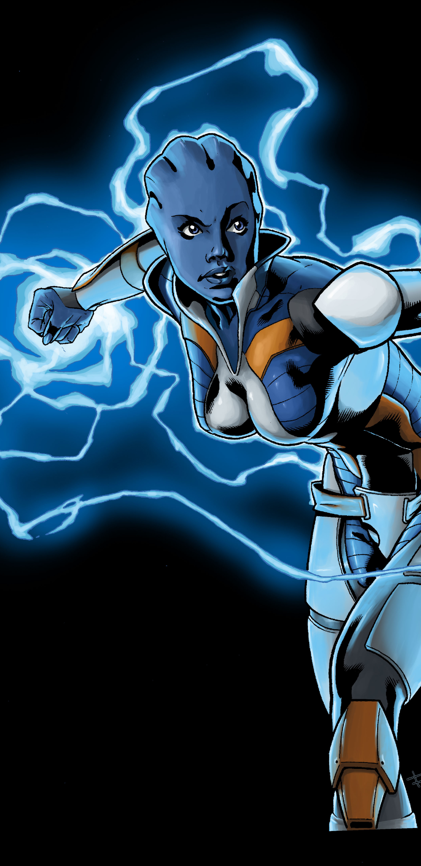 Download mobile wallpaper Mass Effect, Video Game, Liara T'soni for free.