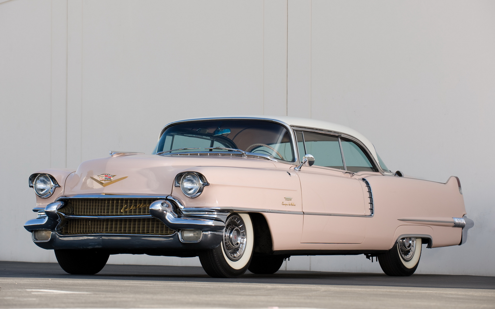 Завантажити шпалери 1956 Cadillac Sixty Two Coupe Deville на телефон безкоштовно