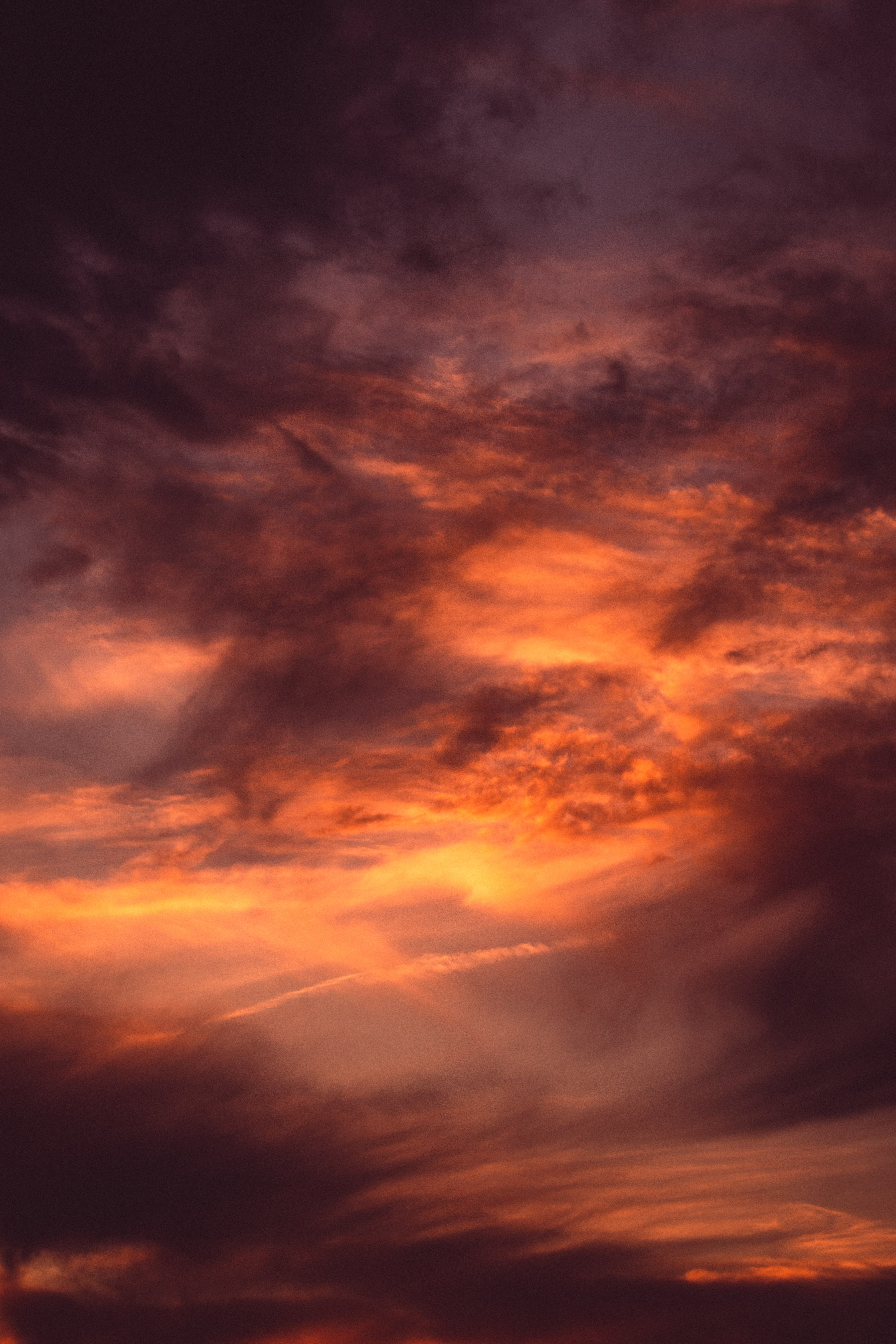 Free download wallpaper Nature, Sky, Clouds, Evening, Sunset on your PC desktop