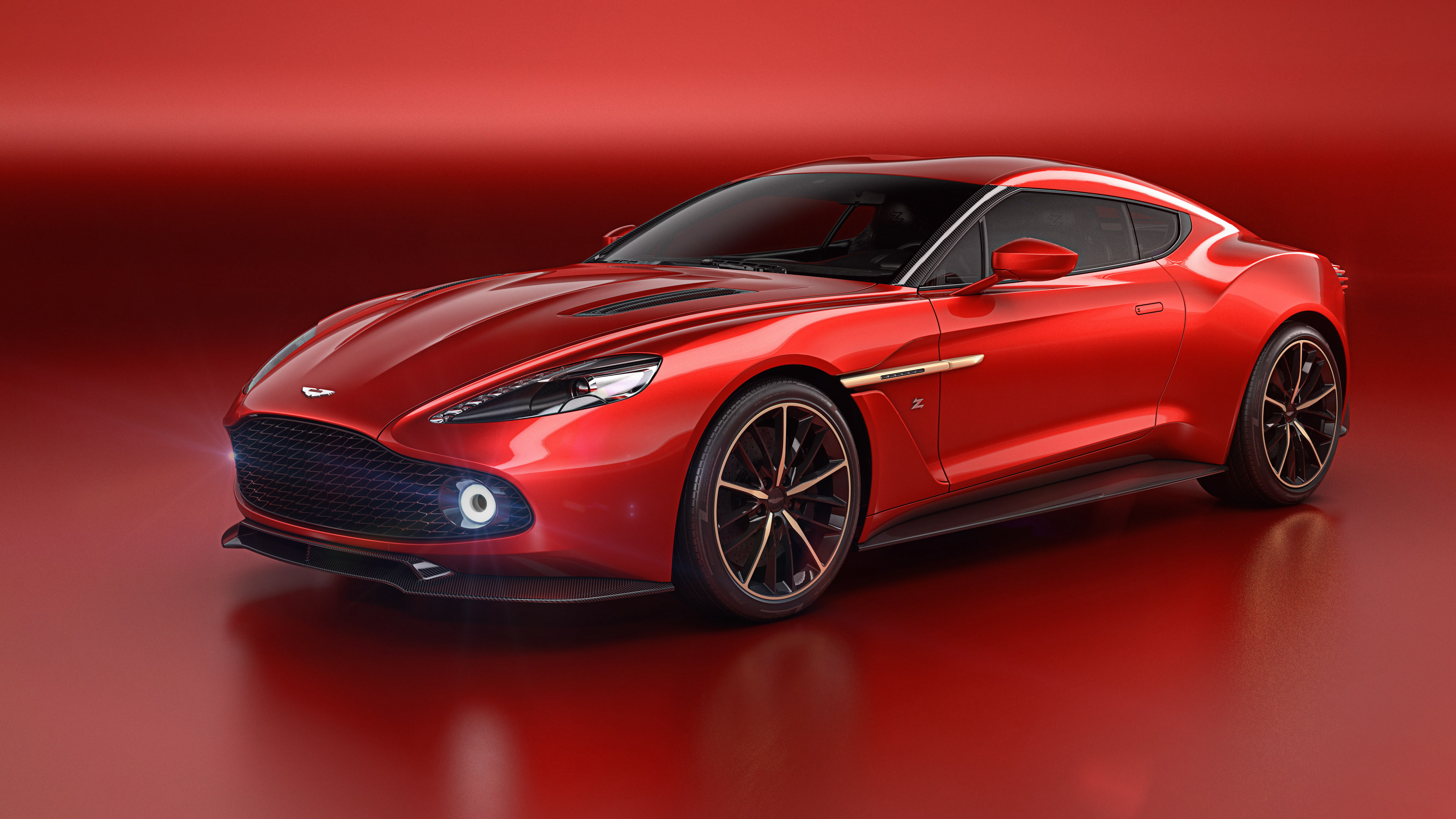 aston martin, cars, side view, red, vanquish