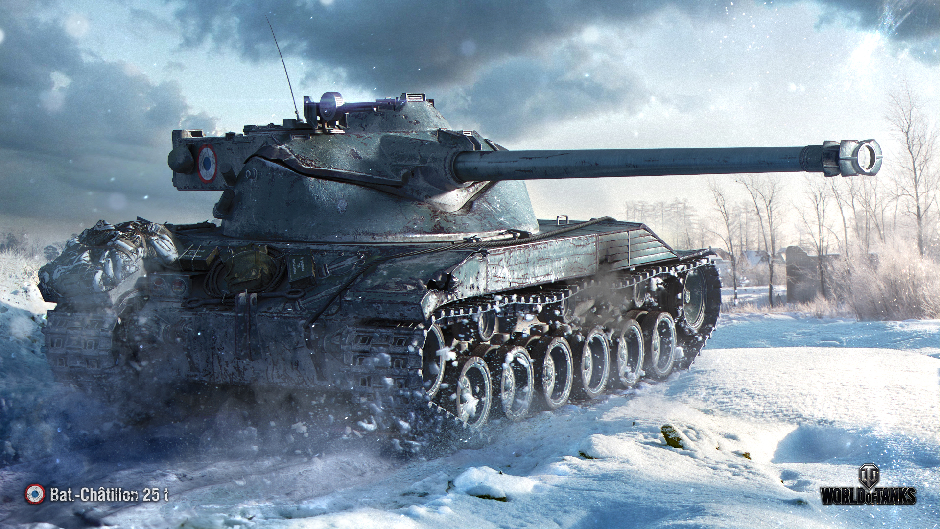 Download mobile wallpaper Winter, Snow, World Of Tanks, Tank, Video Game for free.